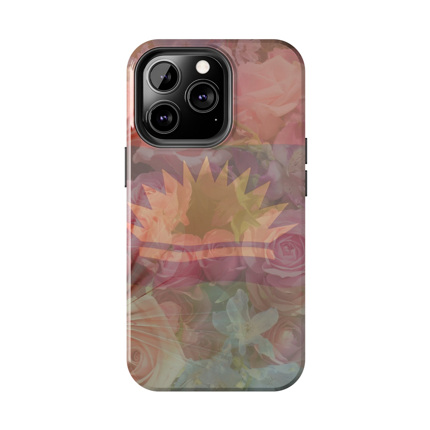United States of Biafra Flag Flower Blend 3 - Tough iPhone Cases (iPhone 7, 8, X, 11, 12, 13, 14, 15)