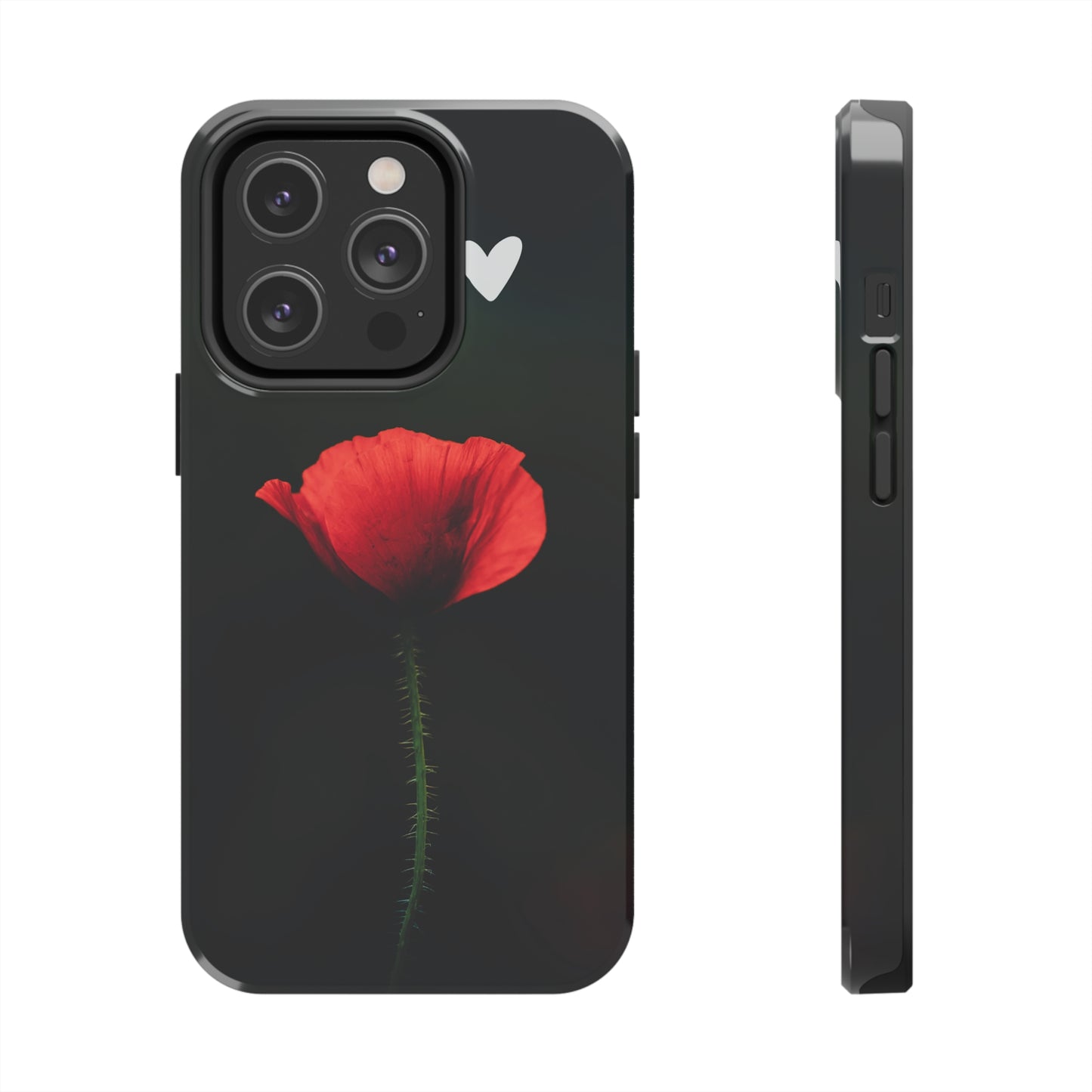 Red Rose - Tough iPhone Cases (iPhone 7, 8, X, 11, 12, 13, 14, 15)