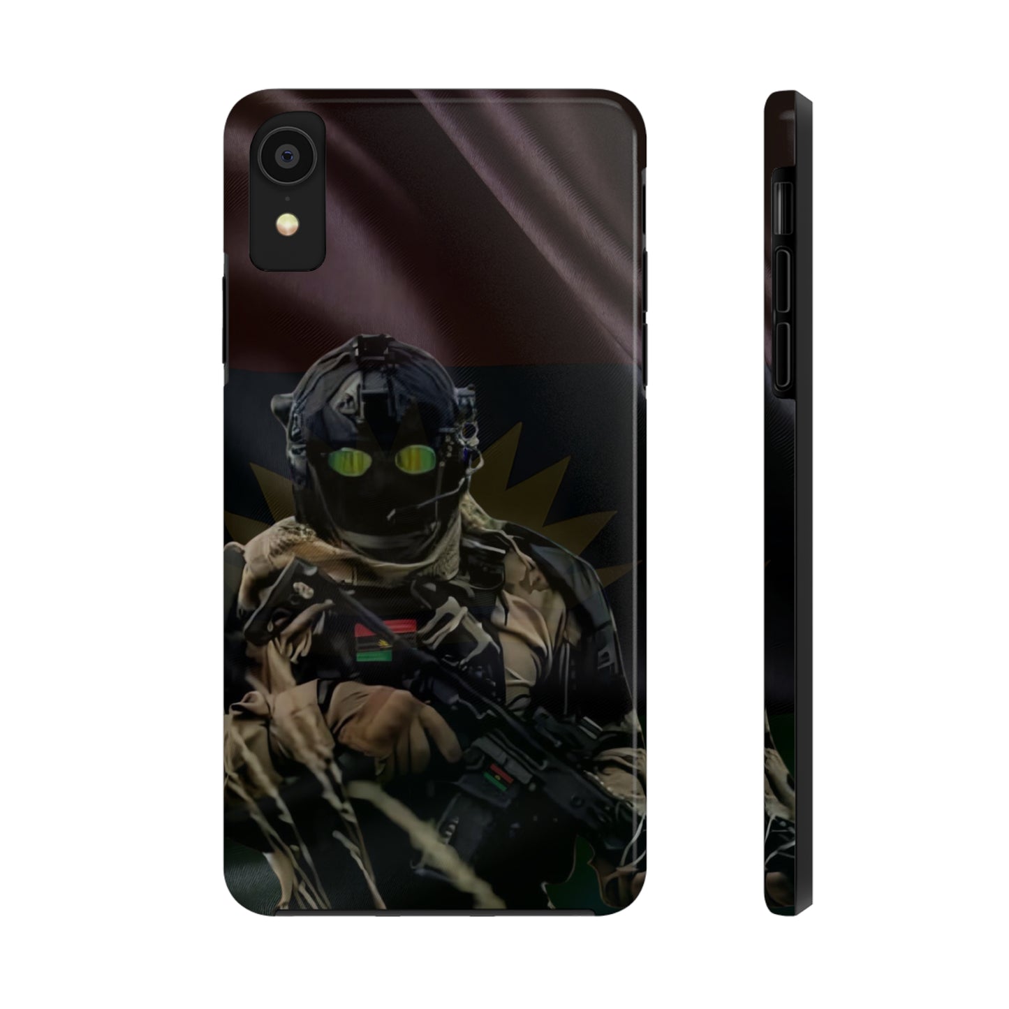 Biafra Soldier III - Tough iPhone Cases (iPhone 7, 8, X, 11, 12, 13, 14, 15)