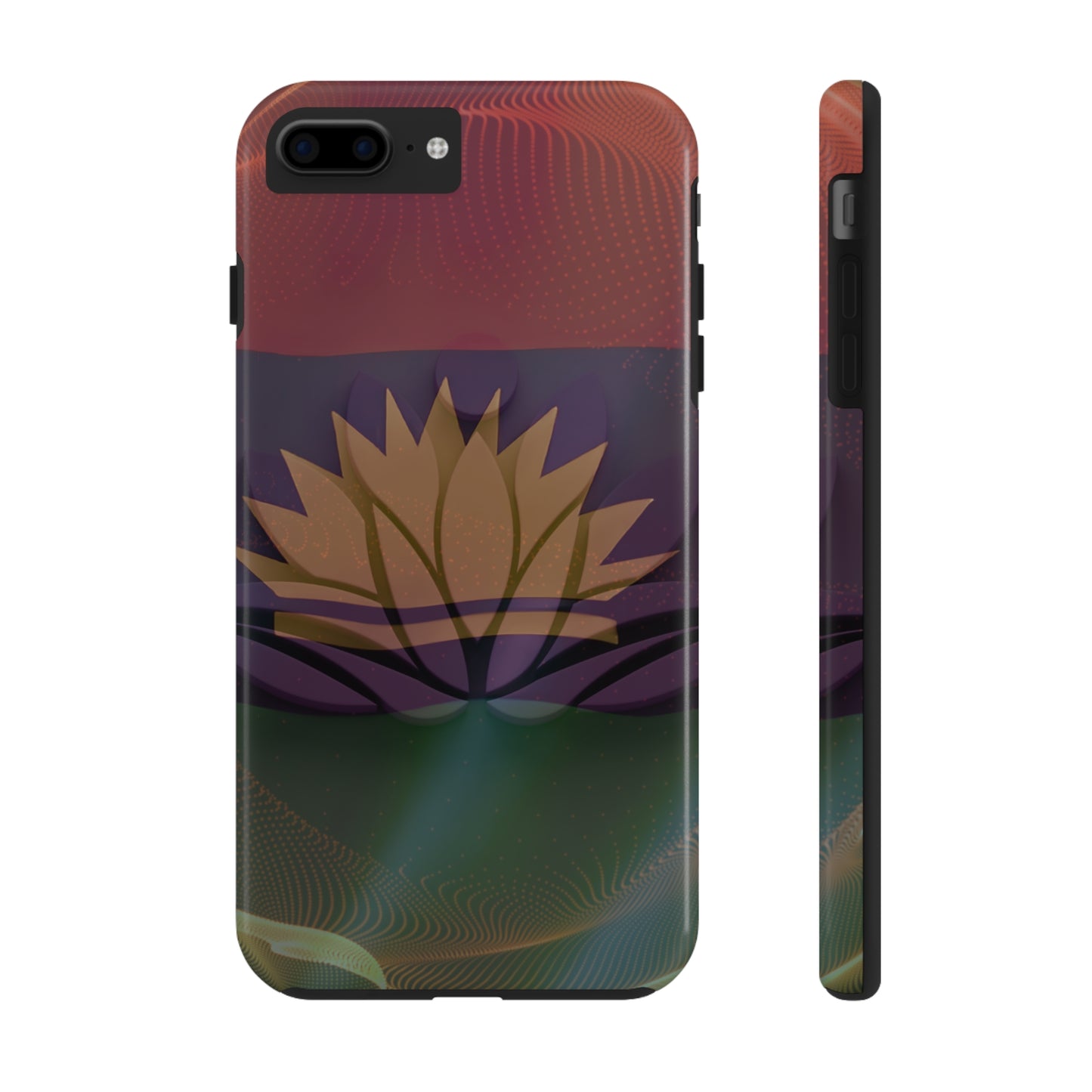 United States of Biafra Flag Flower Blend 1 - Tough iPhone Cases (iPhone 7, 8, X, 11, 12, 13, 14, 15)