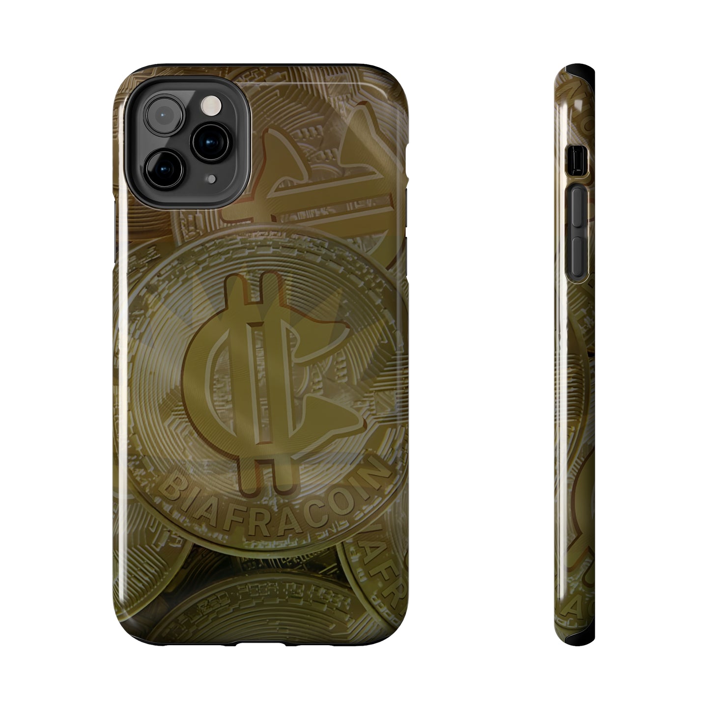BiafraCoin Ejemma - Tough iPhone Cases (iPhone 7, 8, X, 11, 12, 13, 14, 15)