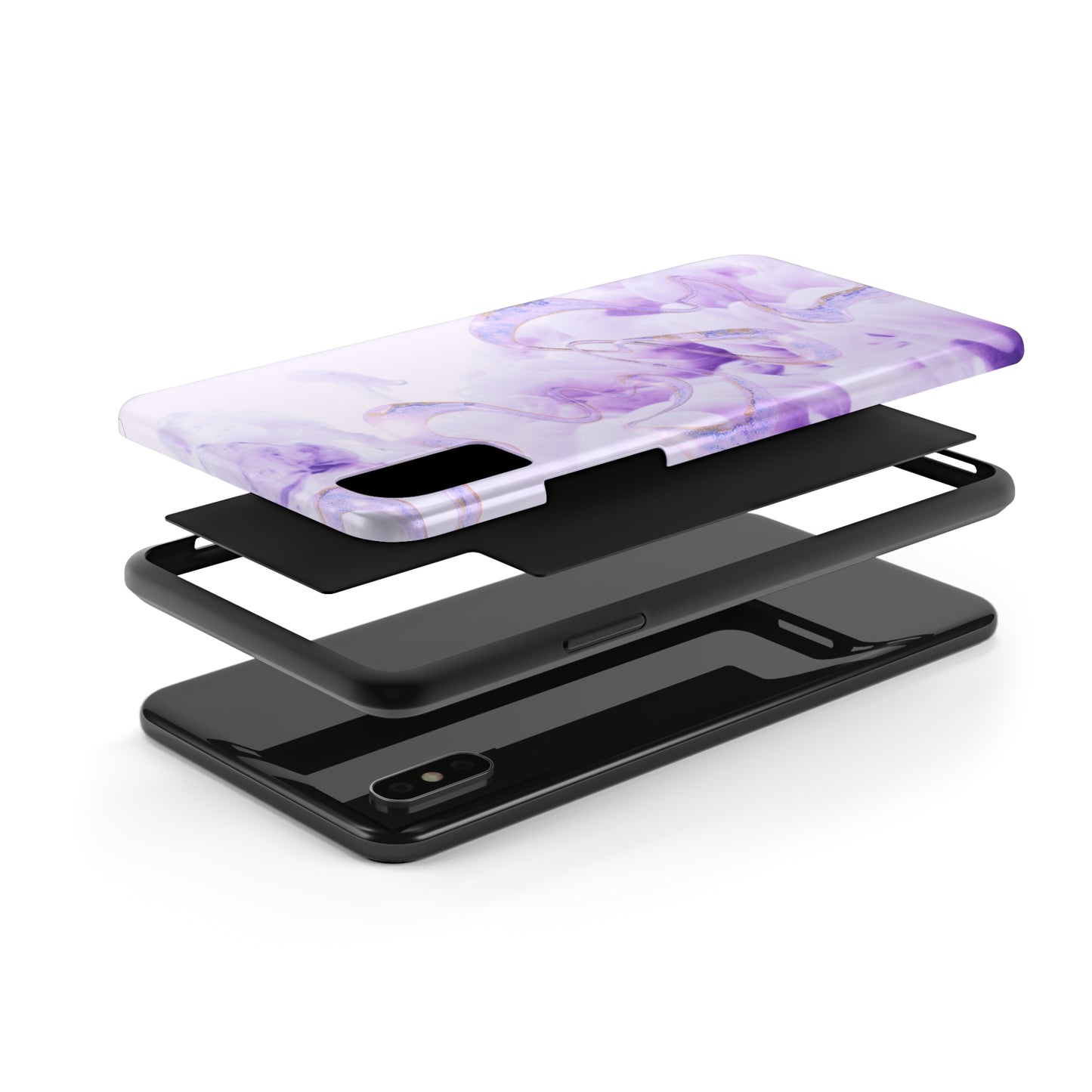 Purple Drop - Tough iPhone Cases (iPhone 7, 8, X, 11, 12, 13, 14, 15)