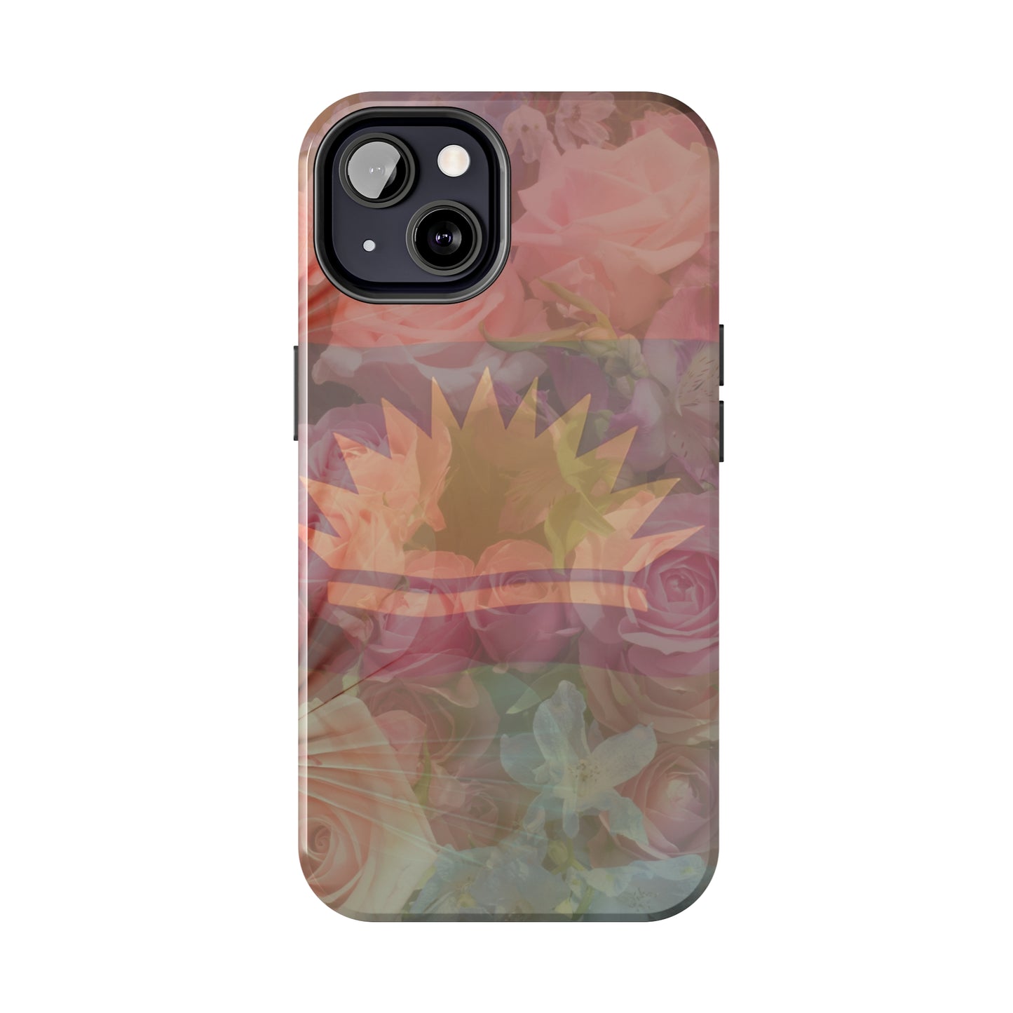 United States of Biafra Flag Flower Blend 3 - Tough iPhone Cases (iPhone 7, 8, X, 11, 12, 13, 14, 15)