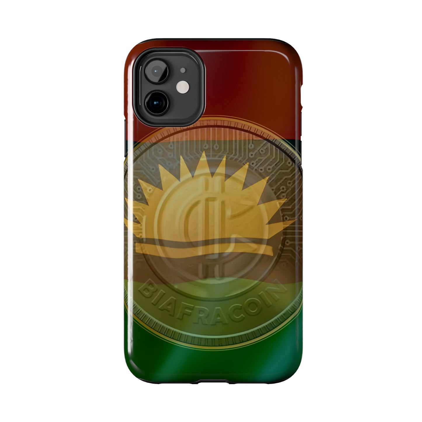 Biafra Coin - Tough iPhone Cases (iPhone 7, 8, X, 11, 12, 13, 14, 15)