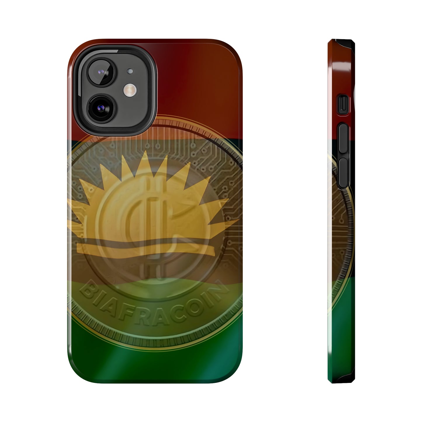 Biafra Coin - Tough iPhone Cases (iPhone 7, 8, X, 11, 12, 13, 14, 15)