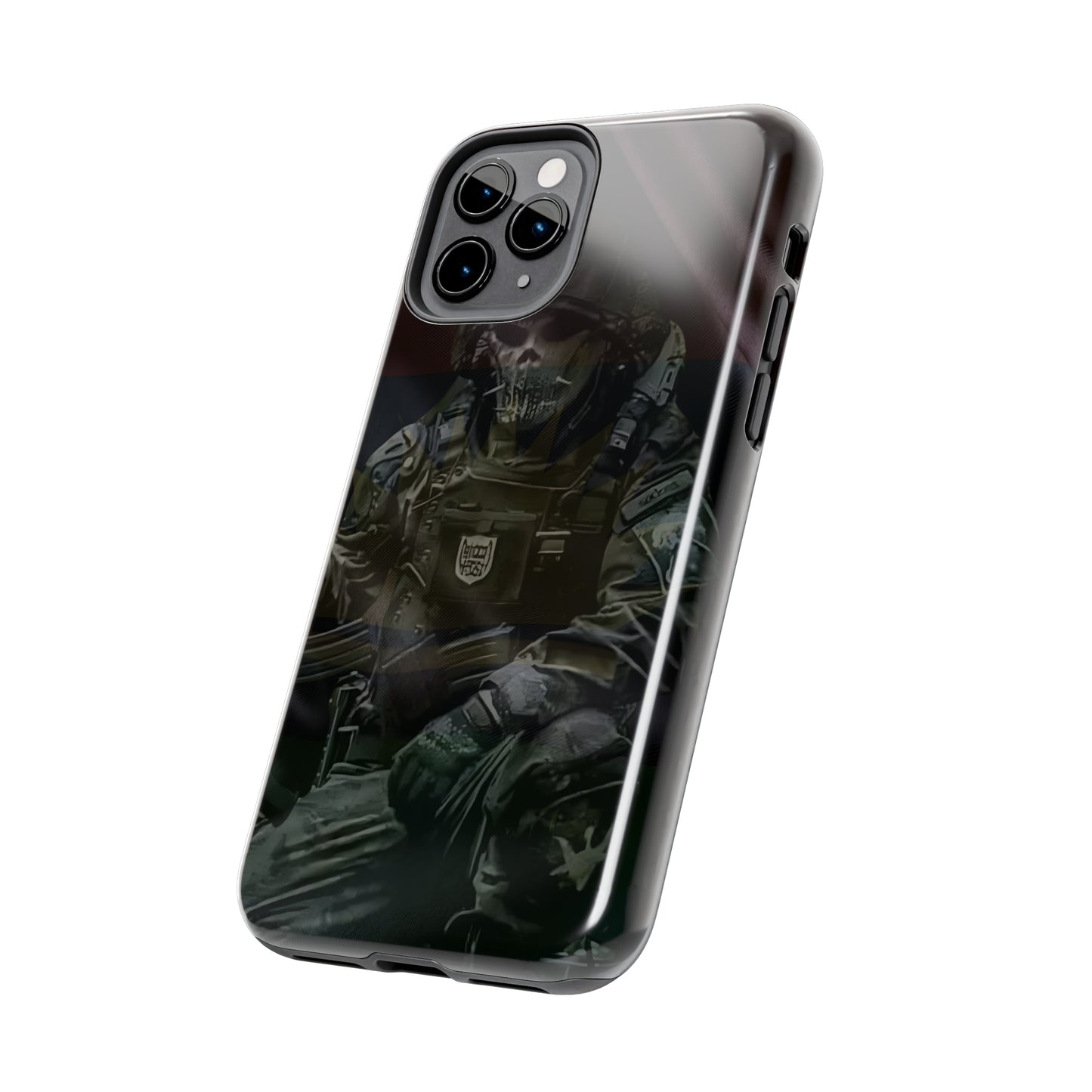 Biafra Soldier II - Tough iPhone Cases (iPhone 7, 8, X, 11, 12, 13, 14, 15)
