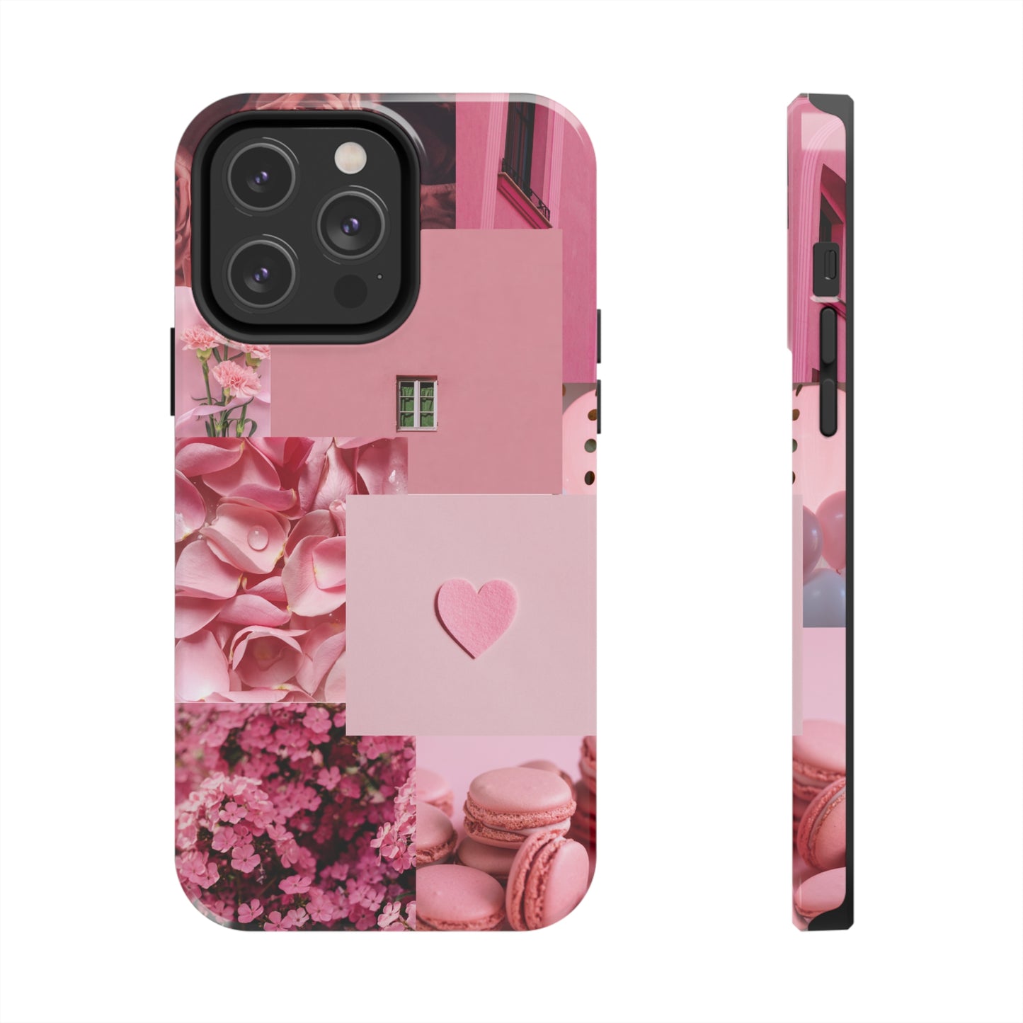 Pink Flowers - Tough iPhone Cases (iPhone 7, 8, X, 11, 12, 13, 14, 15)