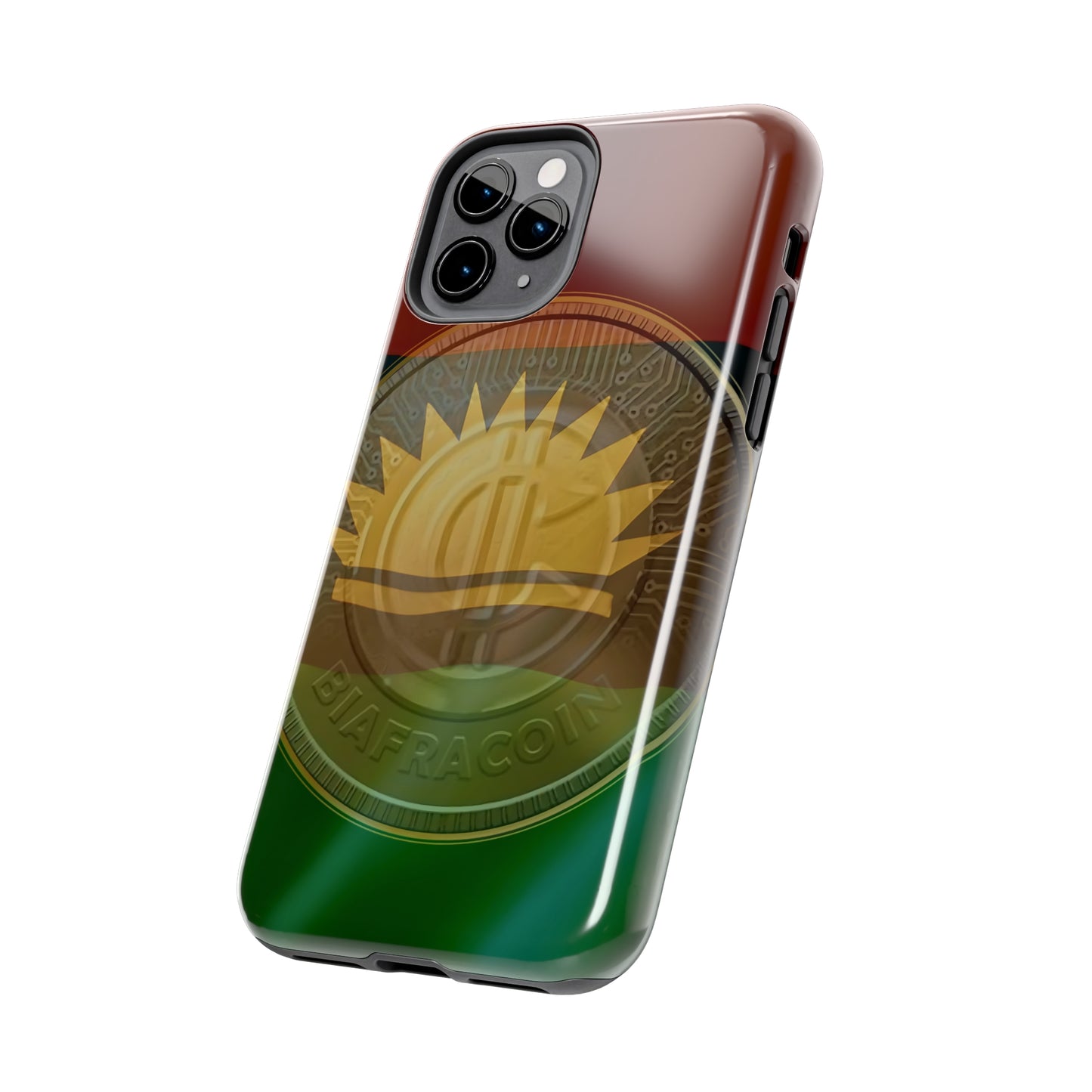 Biafra Coin - Tough iPhone Cases (iPhone 7, 8, X, 11, 12, 13, 14, 15)