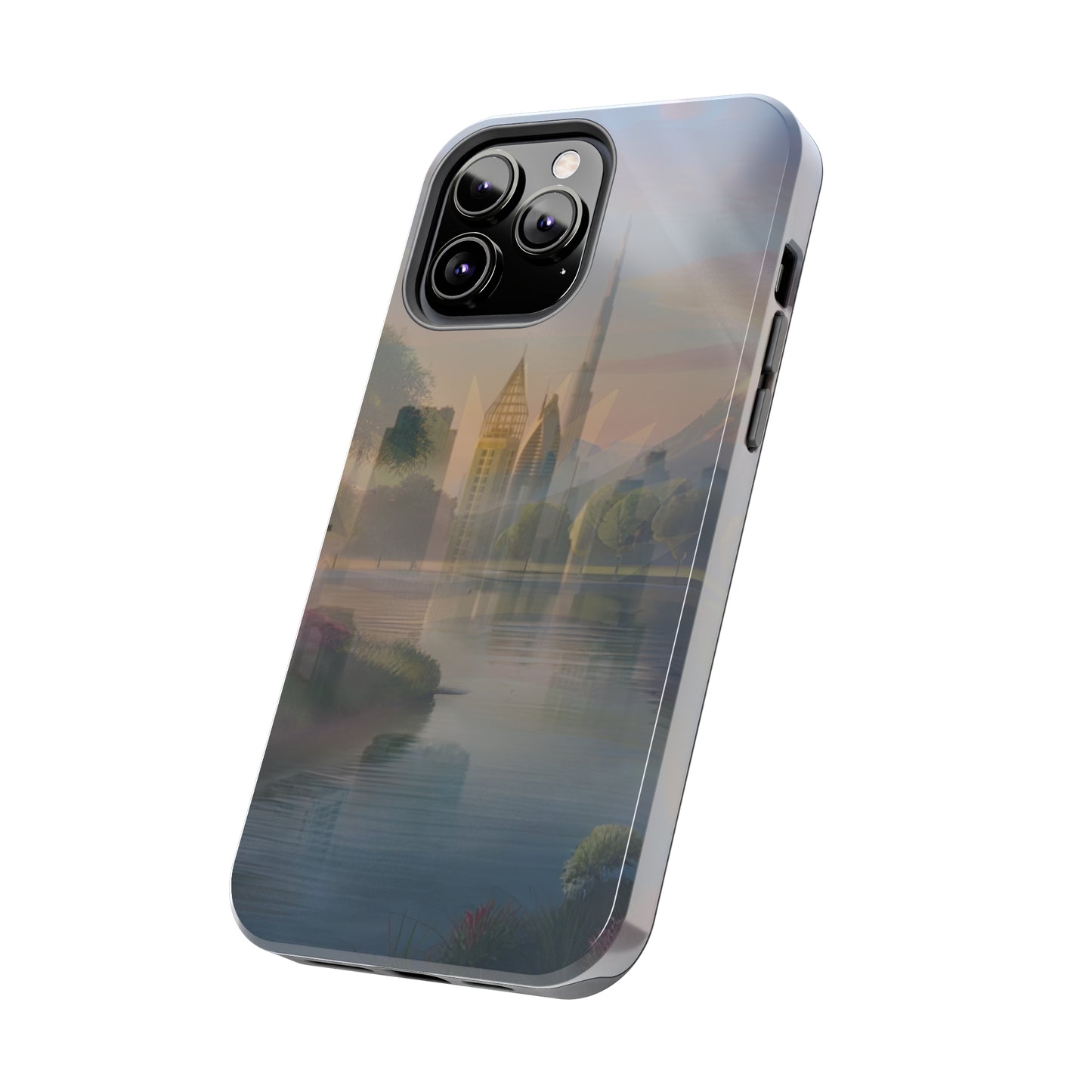City Neighborhood Pond United States of Biafra - Tough iPhone Cases (iPhone 7, 8, X, 11, 12, 13, 14, 15)