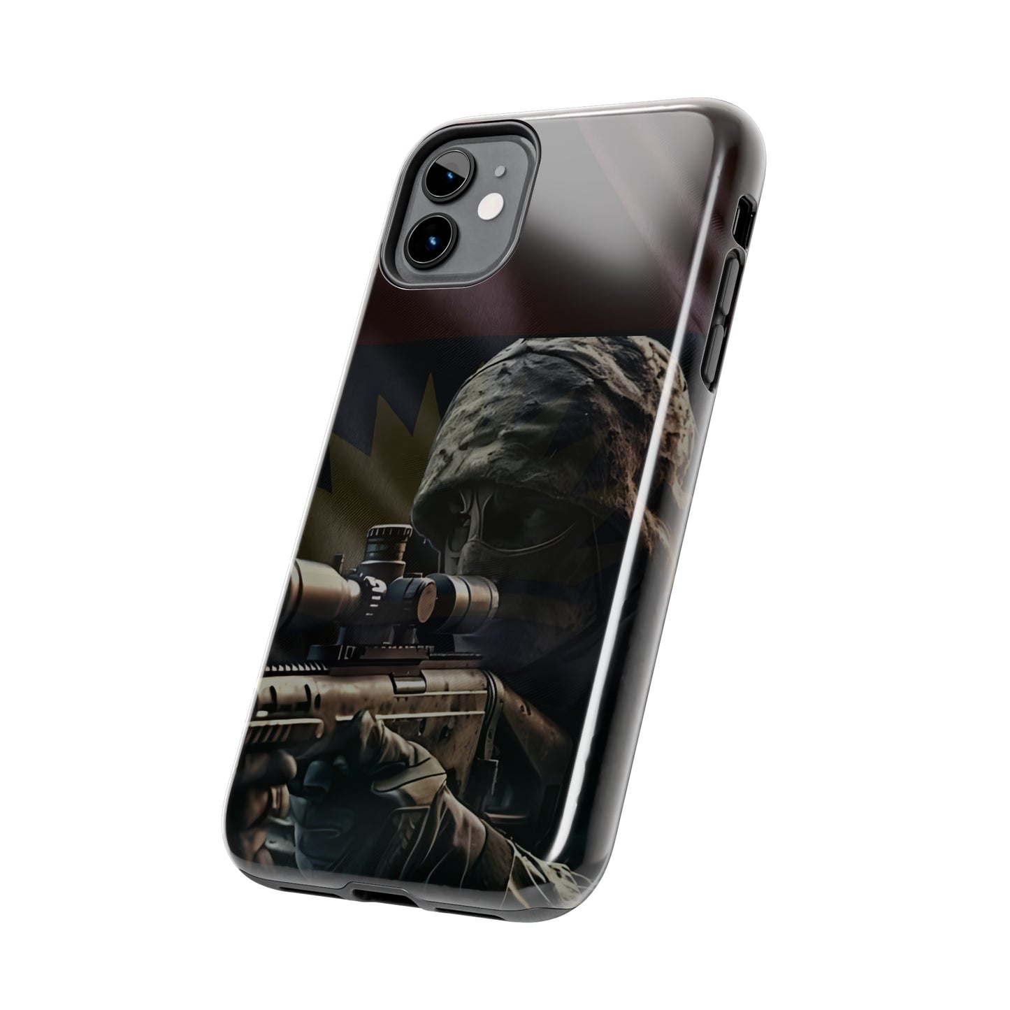 Biafra Soldier IV - Tough iPhone Cases (iPhone 7, 8, X, 11, 12, 13, 14, 15)