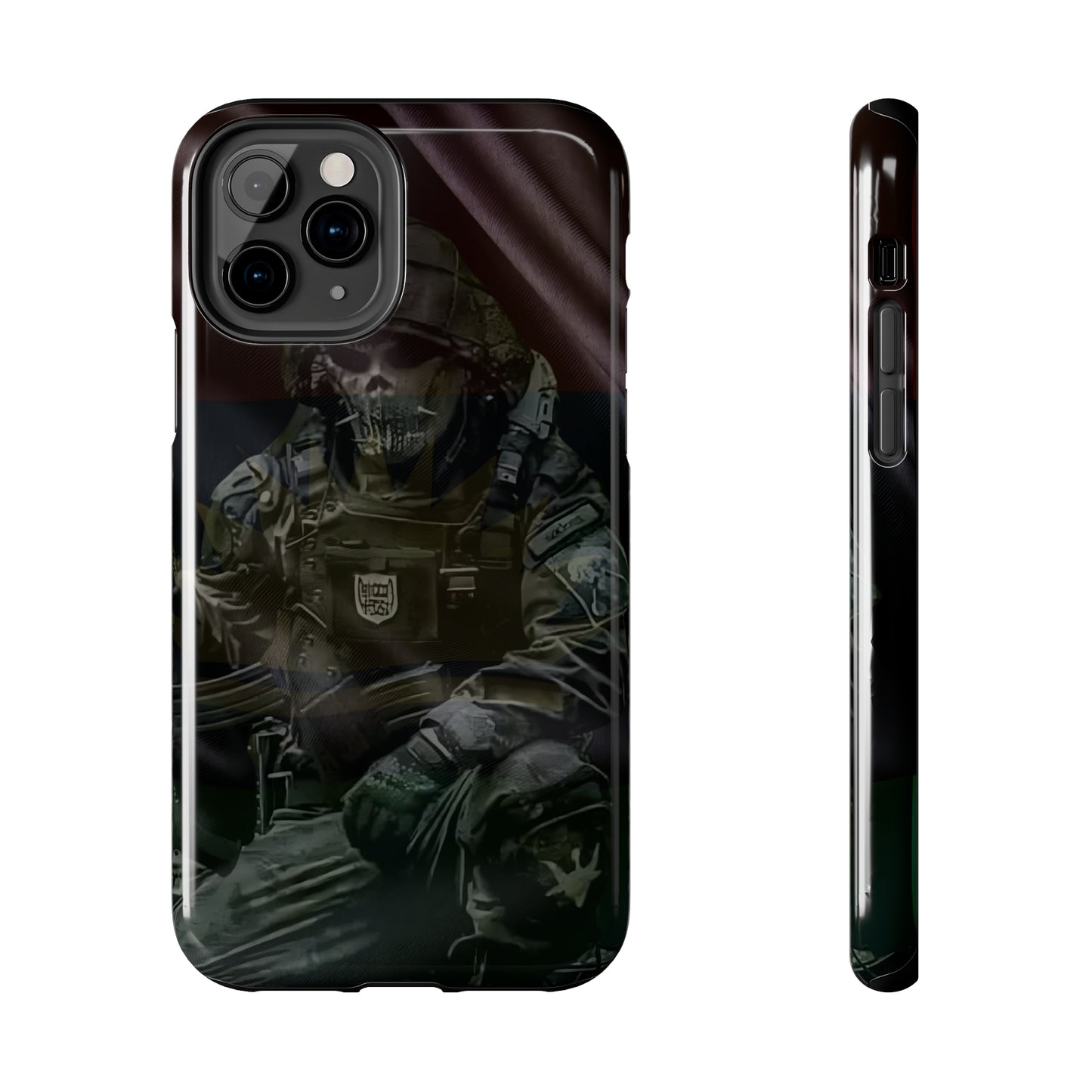 Biafra Soldier II - Tough iPhone Cases (iPhone 7, 8, X, 11, 12, 13, 14, 15)
