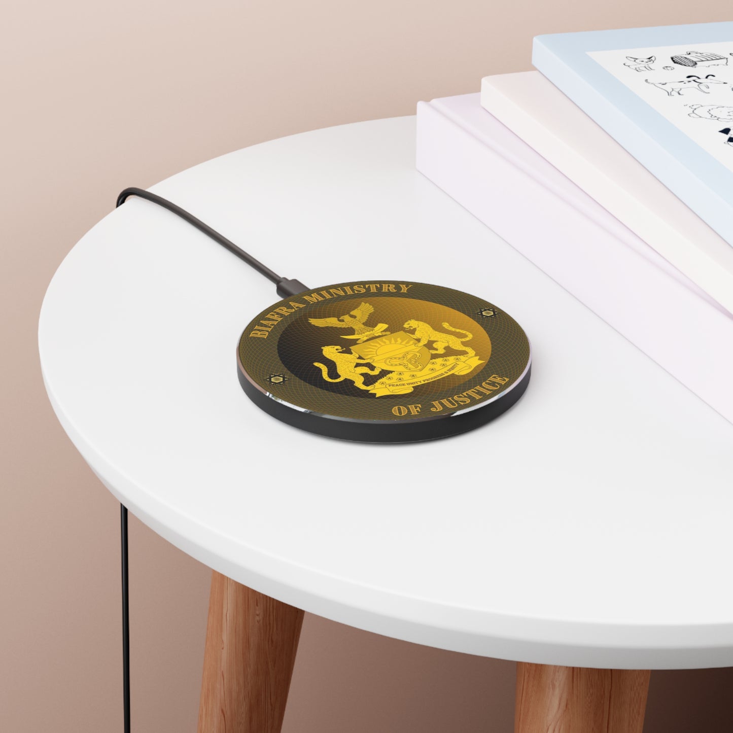 Biafra Ministry of Justice Wireless Charger
