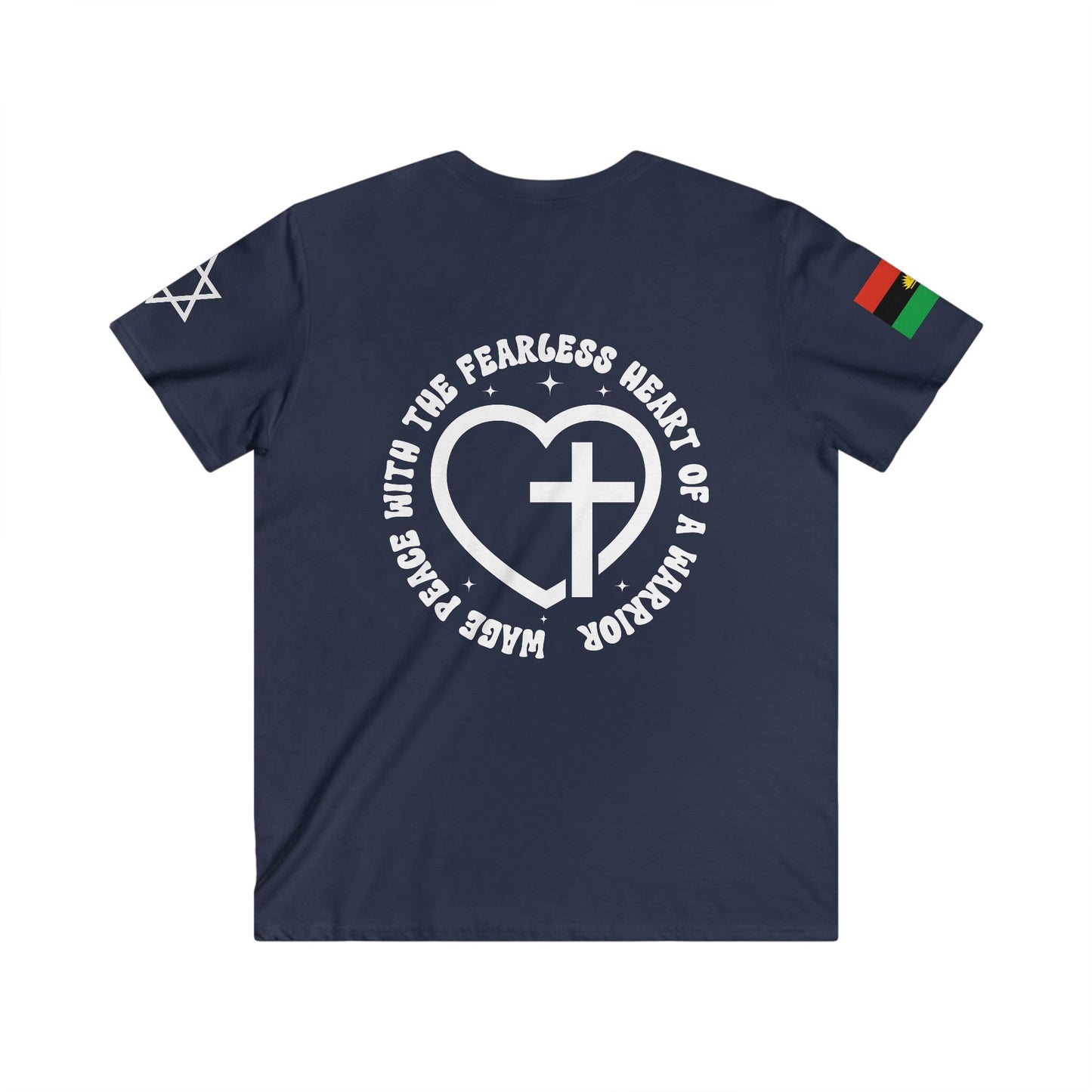 Peaceful Warrior V-Neck (Czech Republic/Germany)