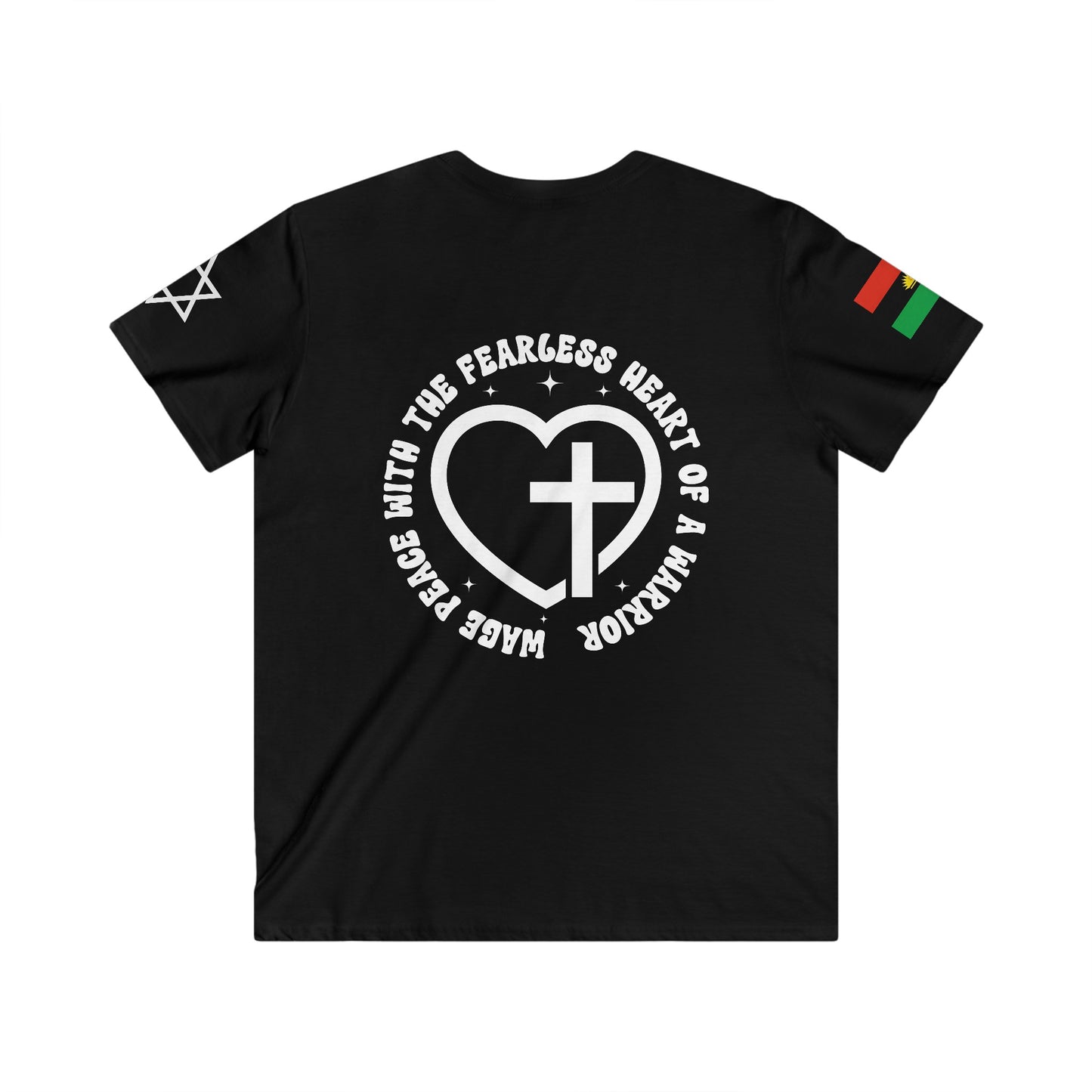 Peaceful Warrior V-Neck (Czech Republic/Germany)