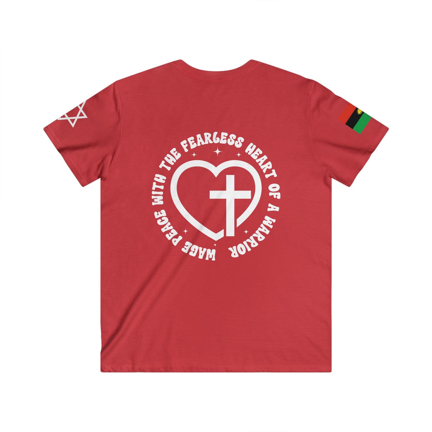 Peaceful Warrior V-Neck (Czech Republic/Germany)