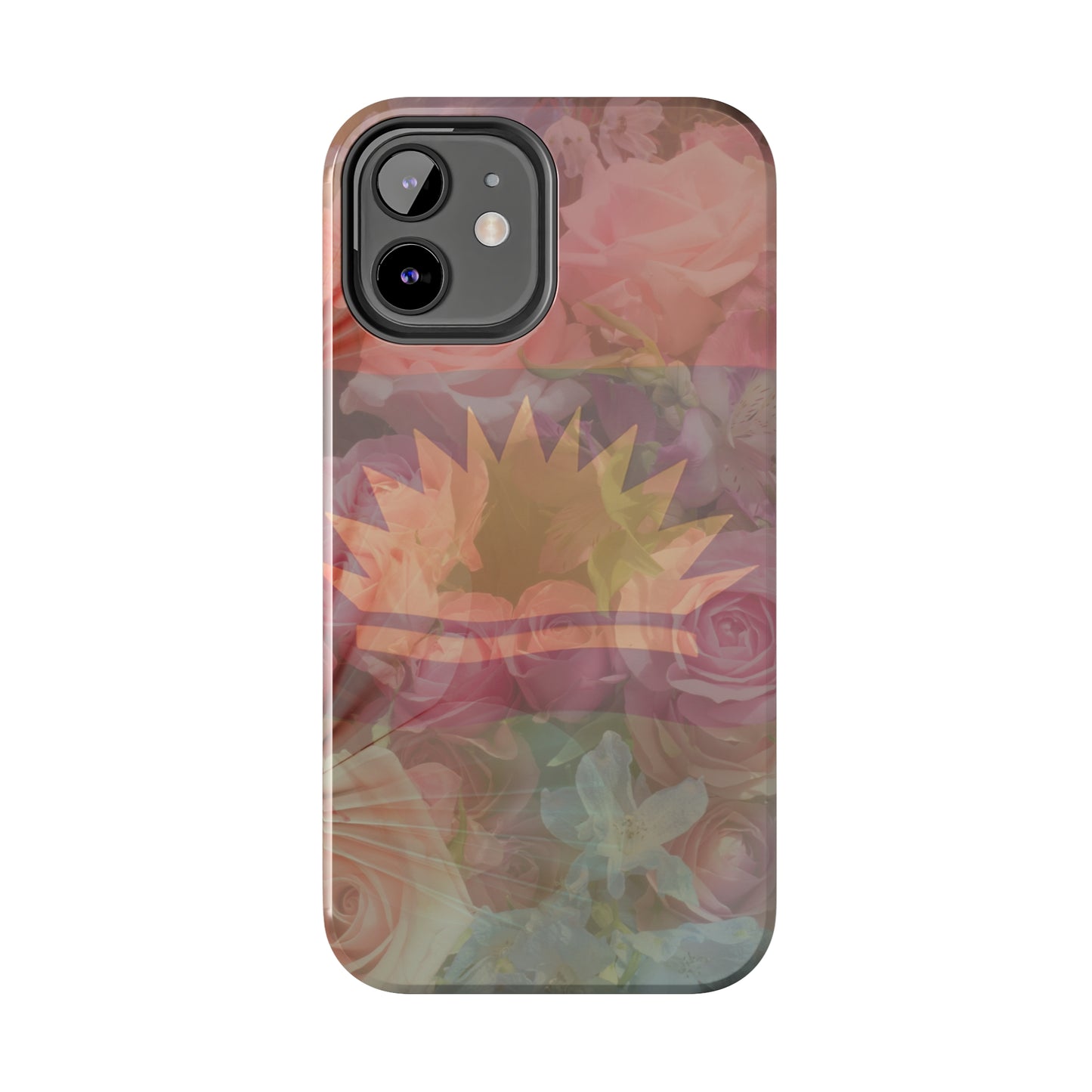 United States of Biafra Flag Flower Blend 3 - Tough iPhone Cases (iPhone 7, 8, X, 11, 12, 13, 14, 15)
