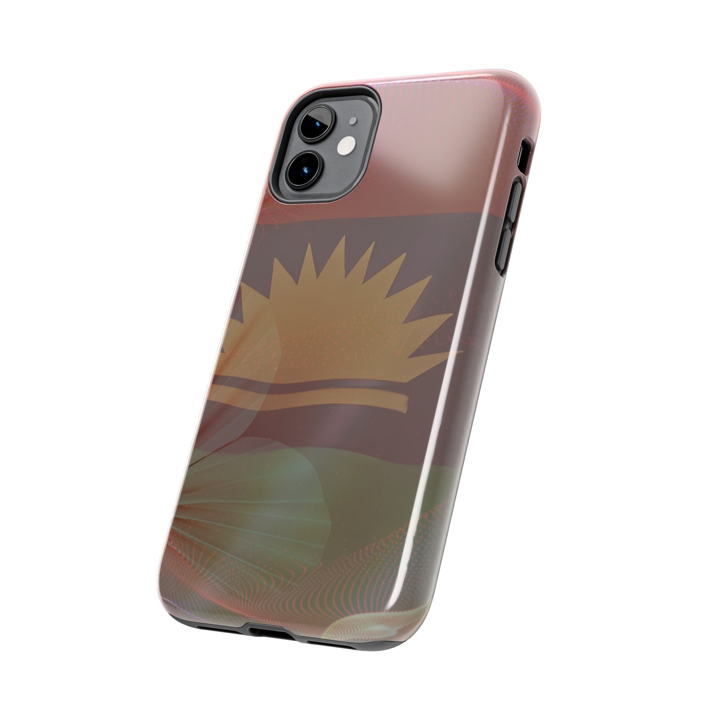 United States of Biafra Flag Flower Blend 2 - Tough iPhone Cases (iPhone 7, 8, X, 11, 12, 13, 14, 15)