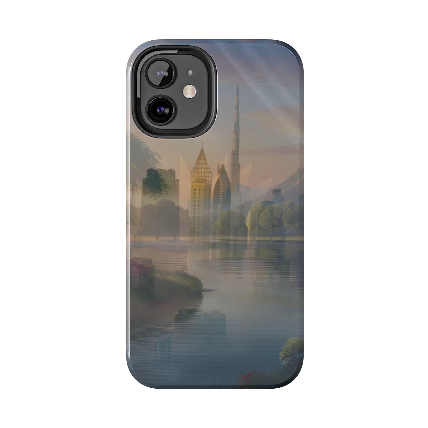 City Neighborhood Pond United States of Biafra - Tough iPhone Cases (iPhone 7, 8, X, 11, 12, 13, 14, 15)