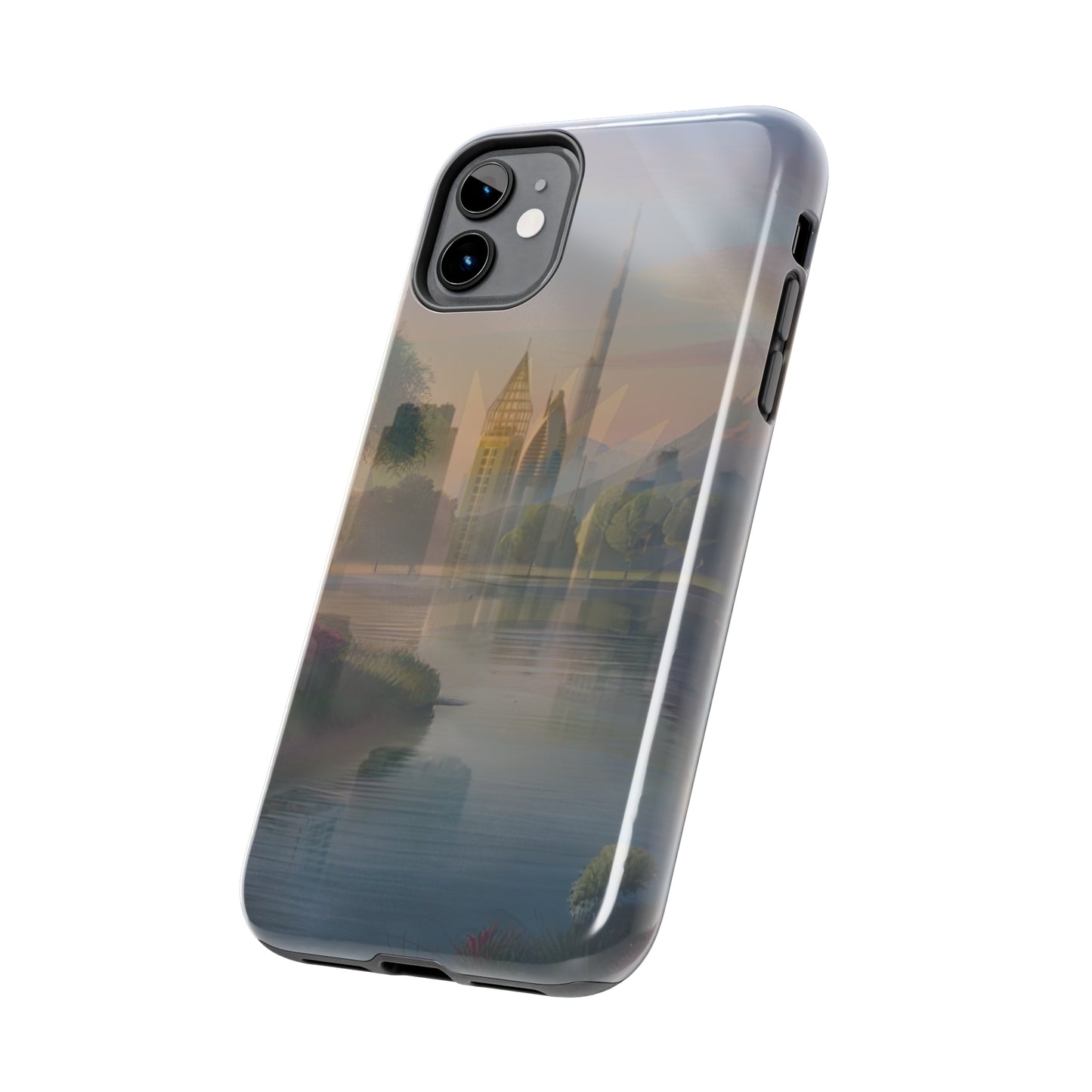City Neighborhood Pond United States of Biafra - Tough iPhone Cases (iPhone 7, 8, X, 11, 12, 13, 14, 15)