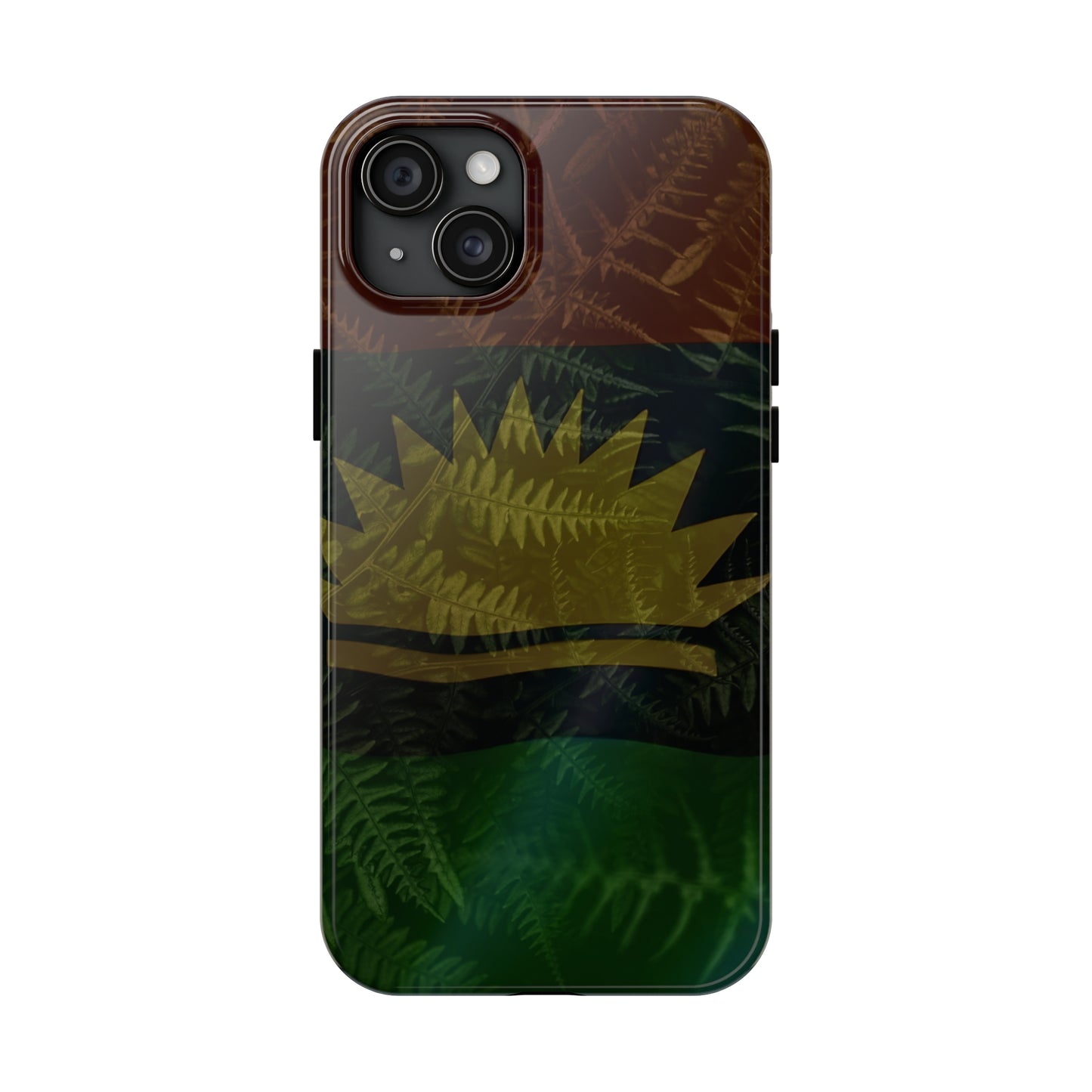 United States of Biafra Flag Plant Leaves - Tough iPhone Cases (iPhone 7, 8, X, 11, 12, 13, 14, 15)