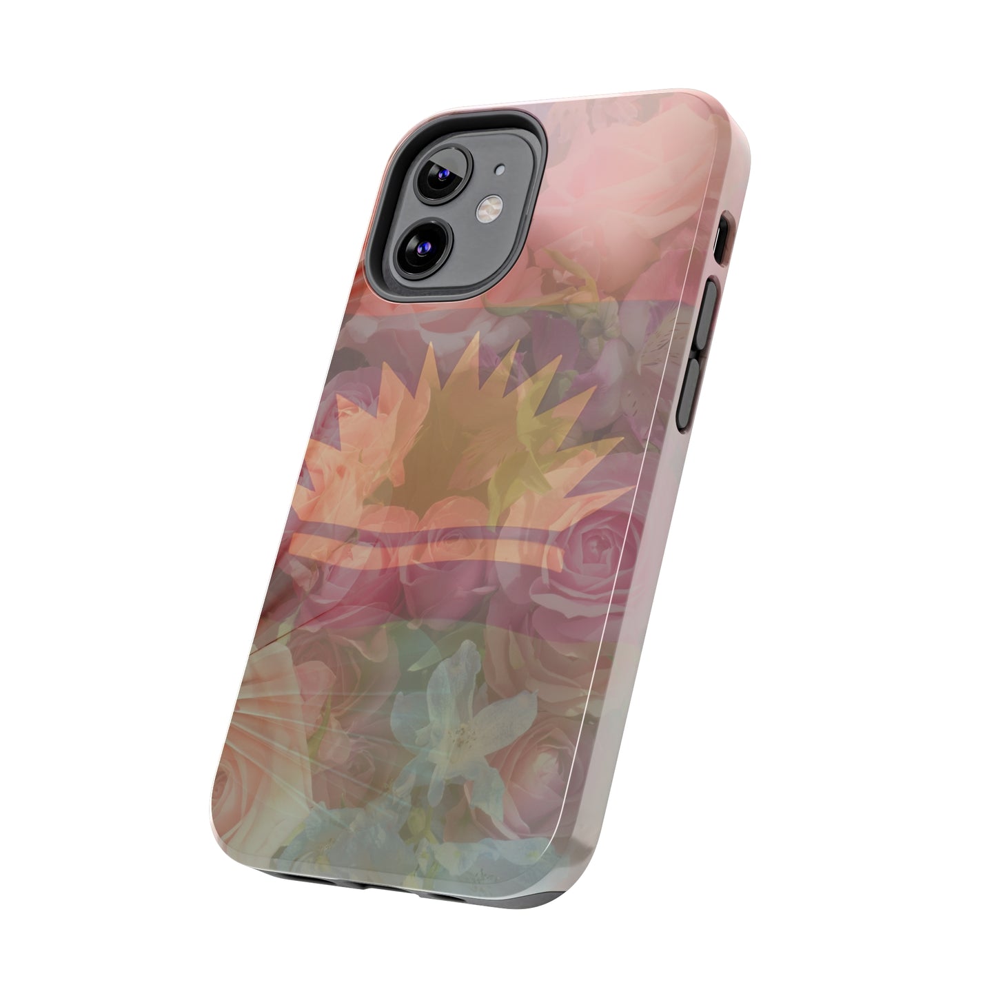 United States of Biafra Flag Flower Blend 3 - Tough iPhone Cases (iPhone 7, 8, X, 11, 12, 13, 14, 15)