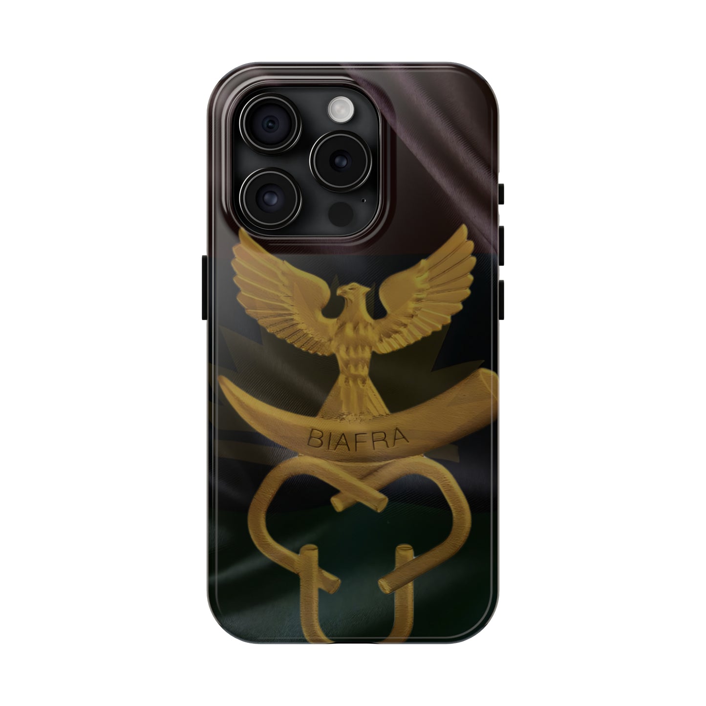 Biafra Liberation Army Logo Gold - Tough iPhone Cases (iPhone 7, 8, X, 11, 12, 13, 14, 15)