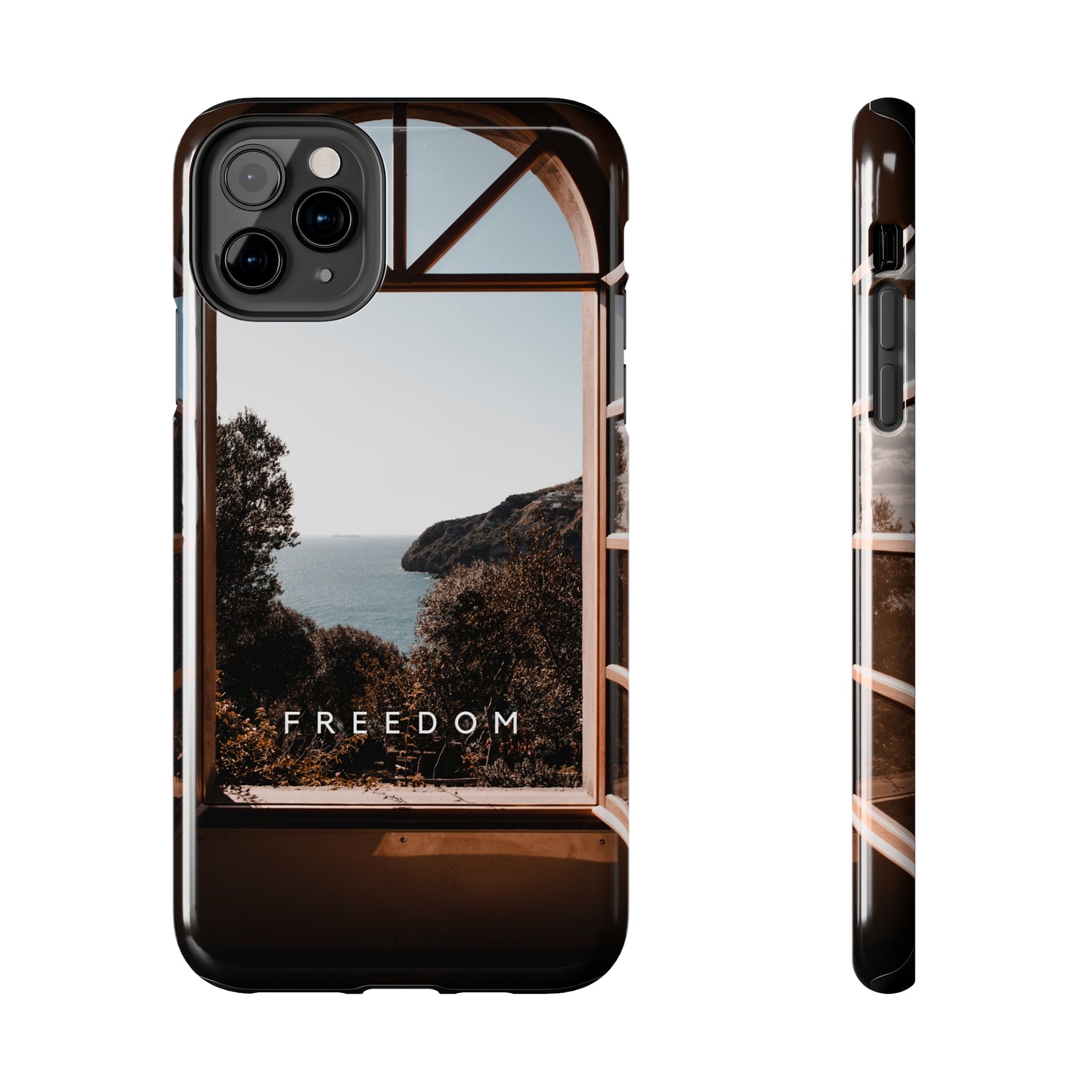 Freedom Awaits - Tough iPhone Cases (iPhone 7, 8, X, 11, 12, 13, 14, 15)