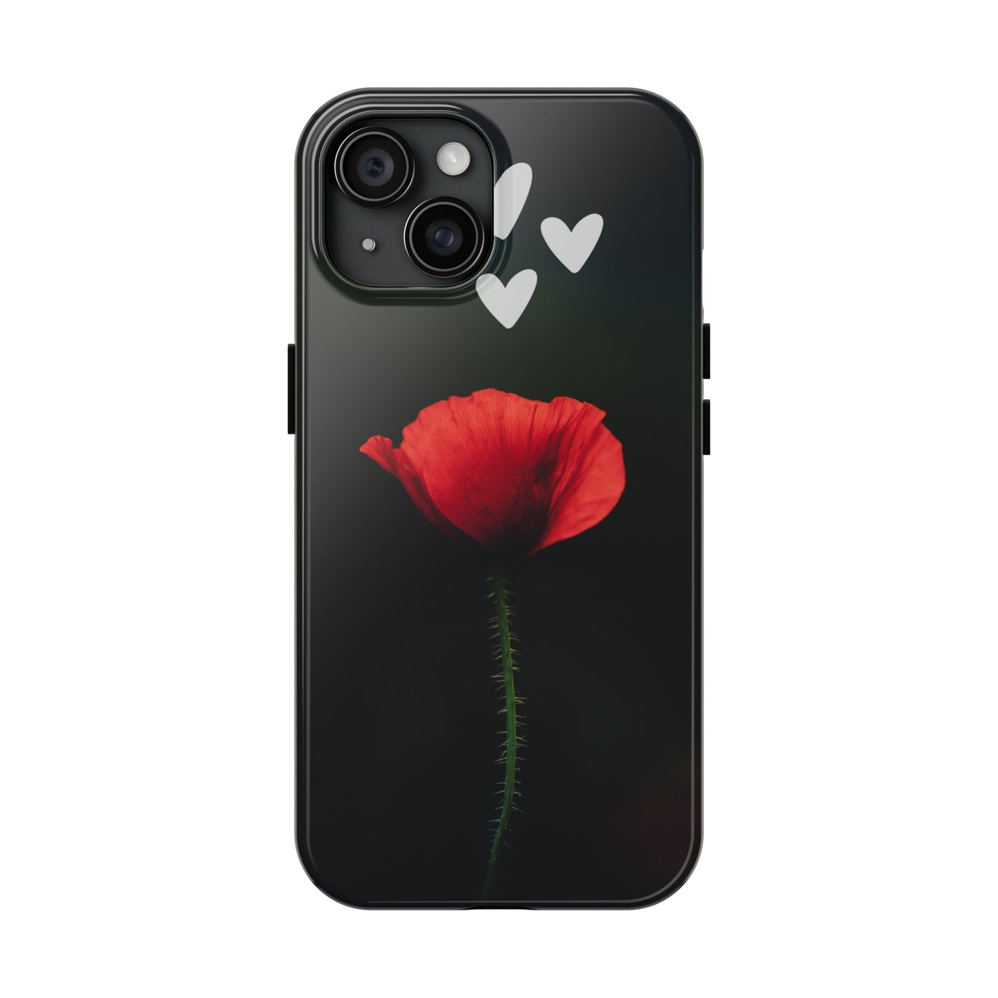 Red Rose - Tough iPhone Cases (iPhone 7, 8, X, 11, 12, 13, 14, 15)