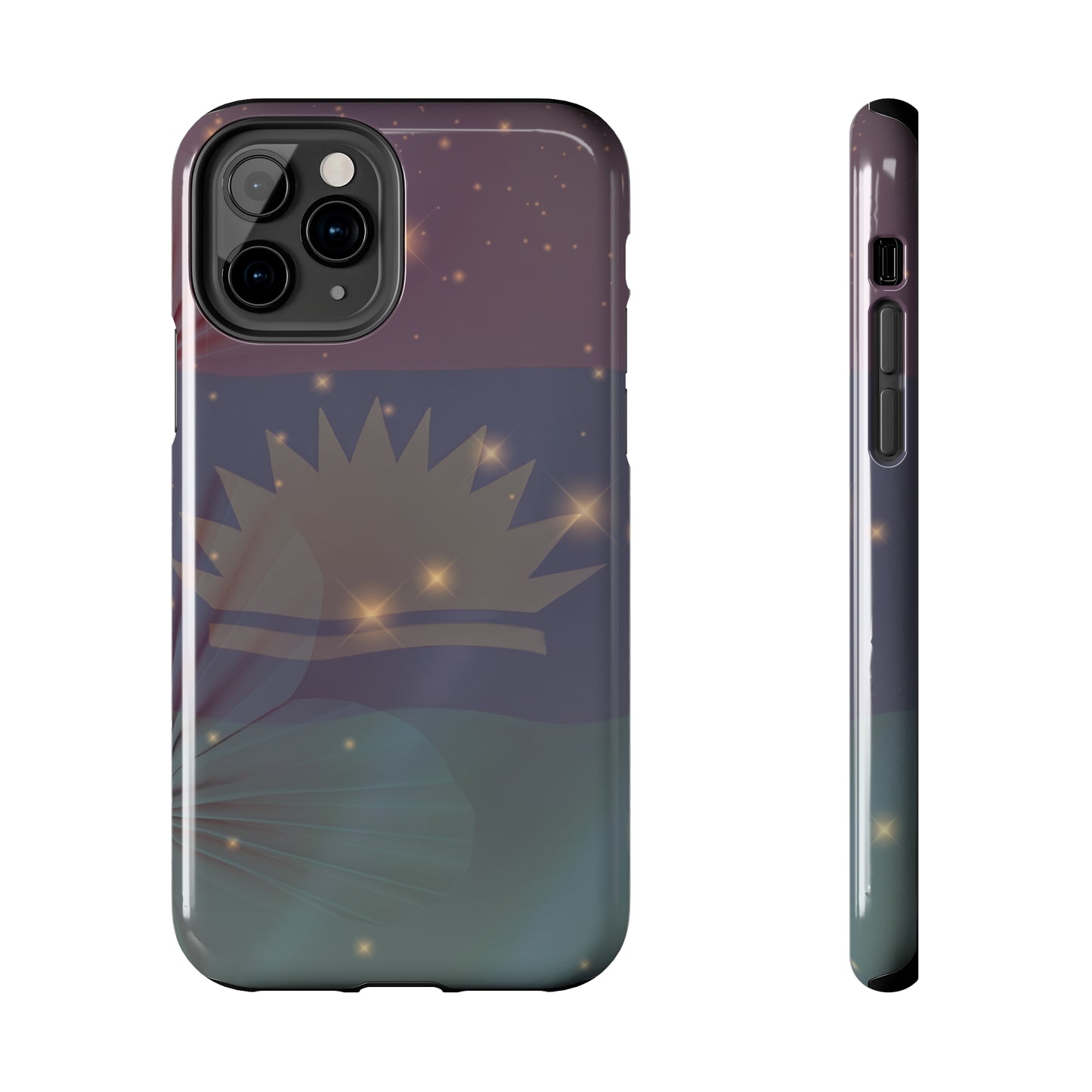 United States of Biafra Flag Flower Blend 4 - Tough iPhone Cases (iPhone 7, 8, X, 11, 12, 13, 14, 15)