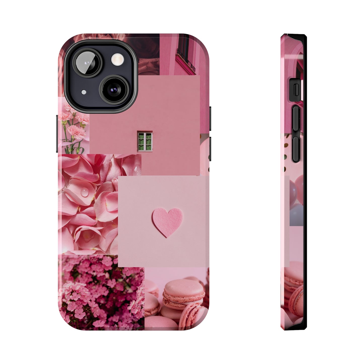 Pink Flowers - Tough iPhone Cases (iPhone 7, 8, X, 11, 12, 13, 14, 15)