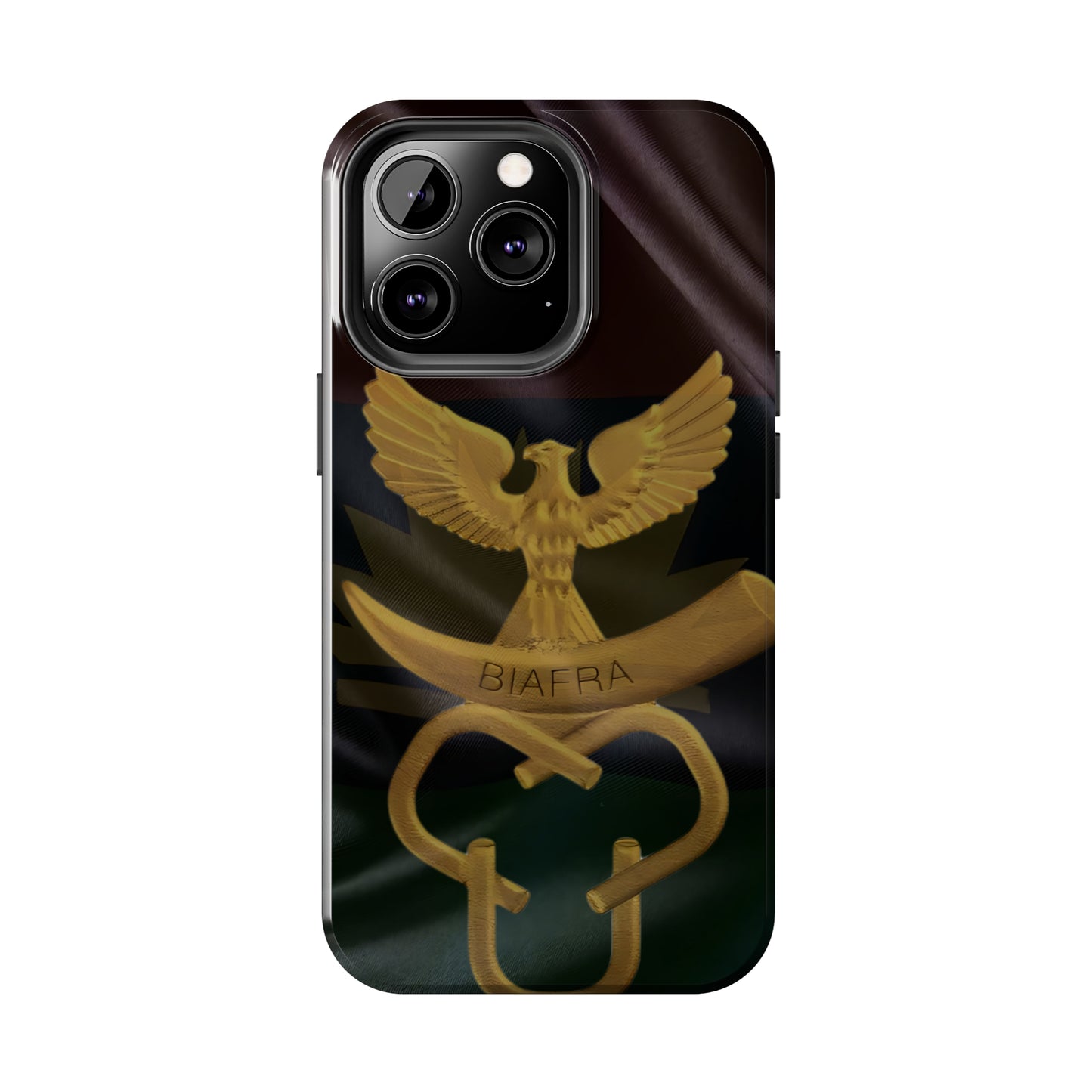 Biafra Liberation Army Logo Gold - Tough iPhone Cases (iPhone 7, 8, X, 11, 12, 13, 14, 15)