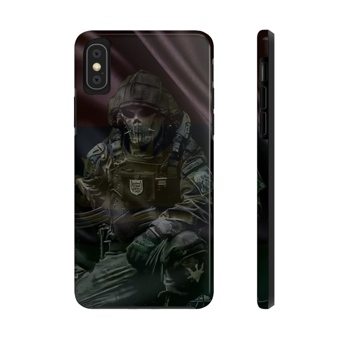 Biafra Soldier II - Tough iPhone Cases (iPhone 7, 8, X, 11, 12, 13, 14, 15)