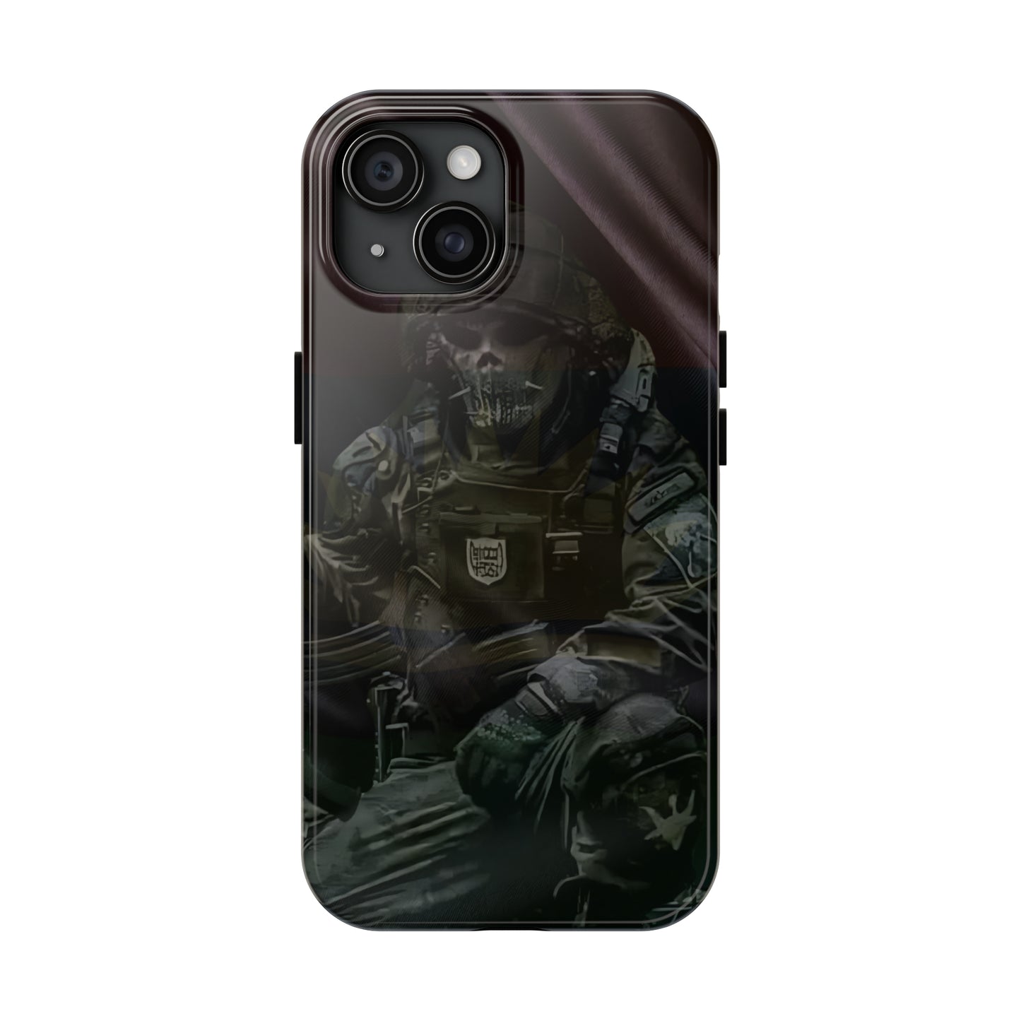 Biafra Soldier II - Tough iPhone Cases (iPhone 7, 8, X, 11, 12, 13, 14, 15)