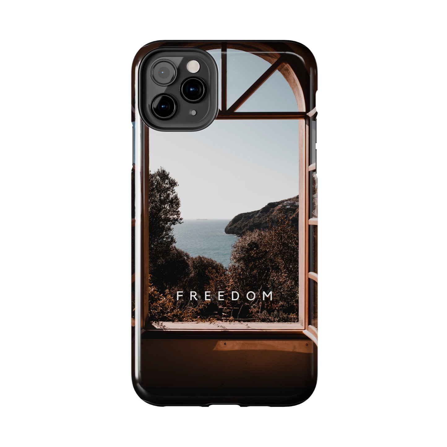 Freedom Awaits - Tough iPhone Cases (iPhone 7, 8, X, 11, 12, 13, 14, 15)
