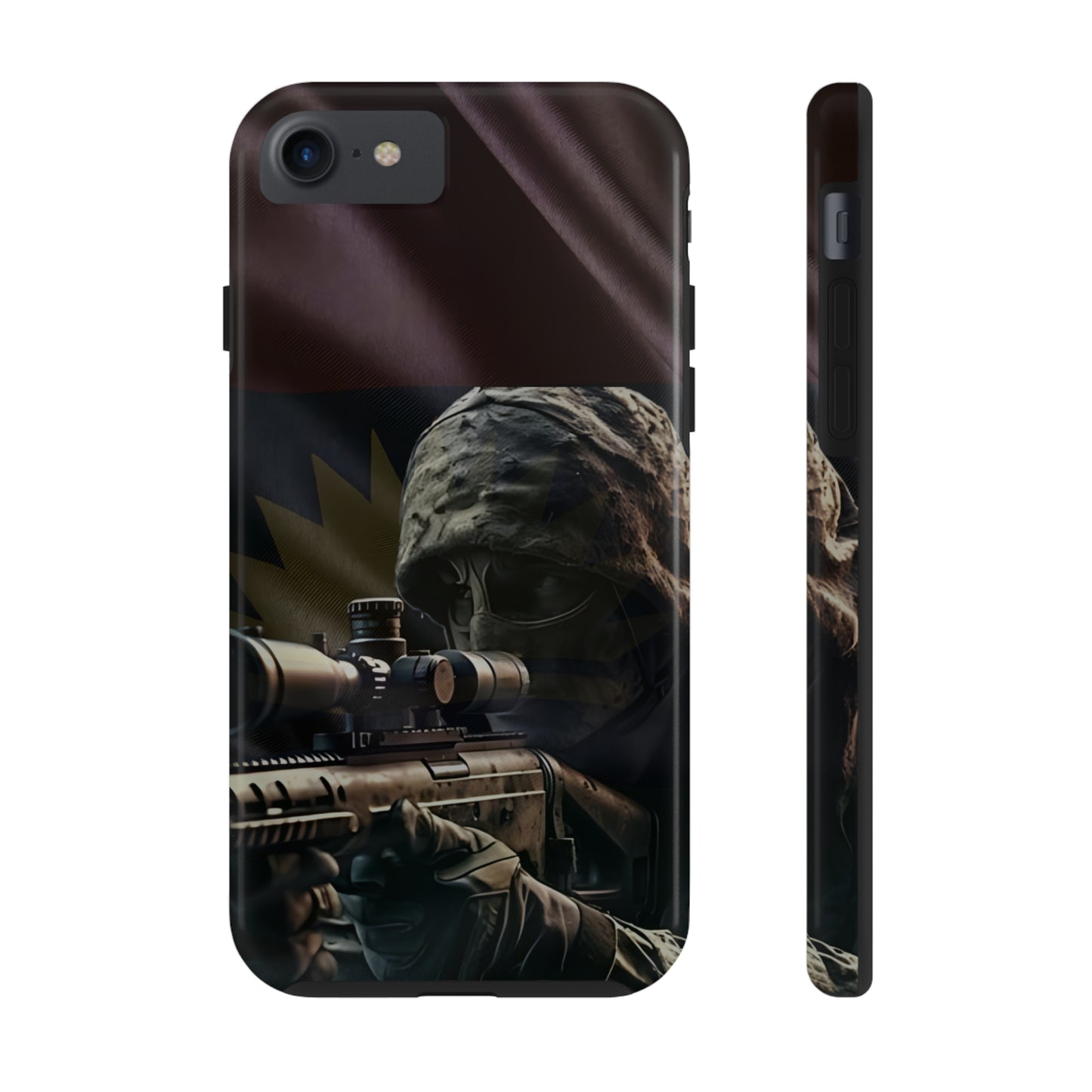 Biafra Soldier IV - Tough iPhone Cases (iPhone 7, 8, X, 11, 12, 13, 14, 15)