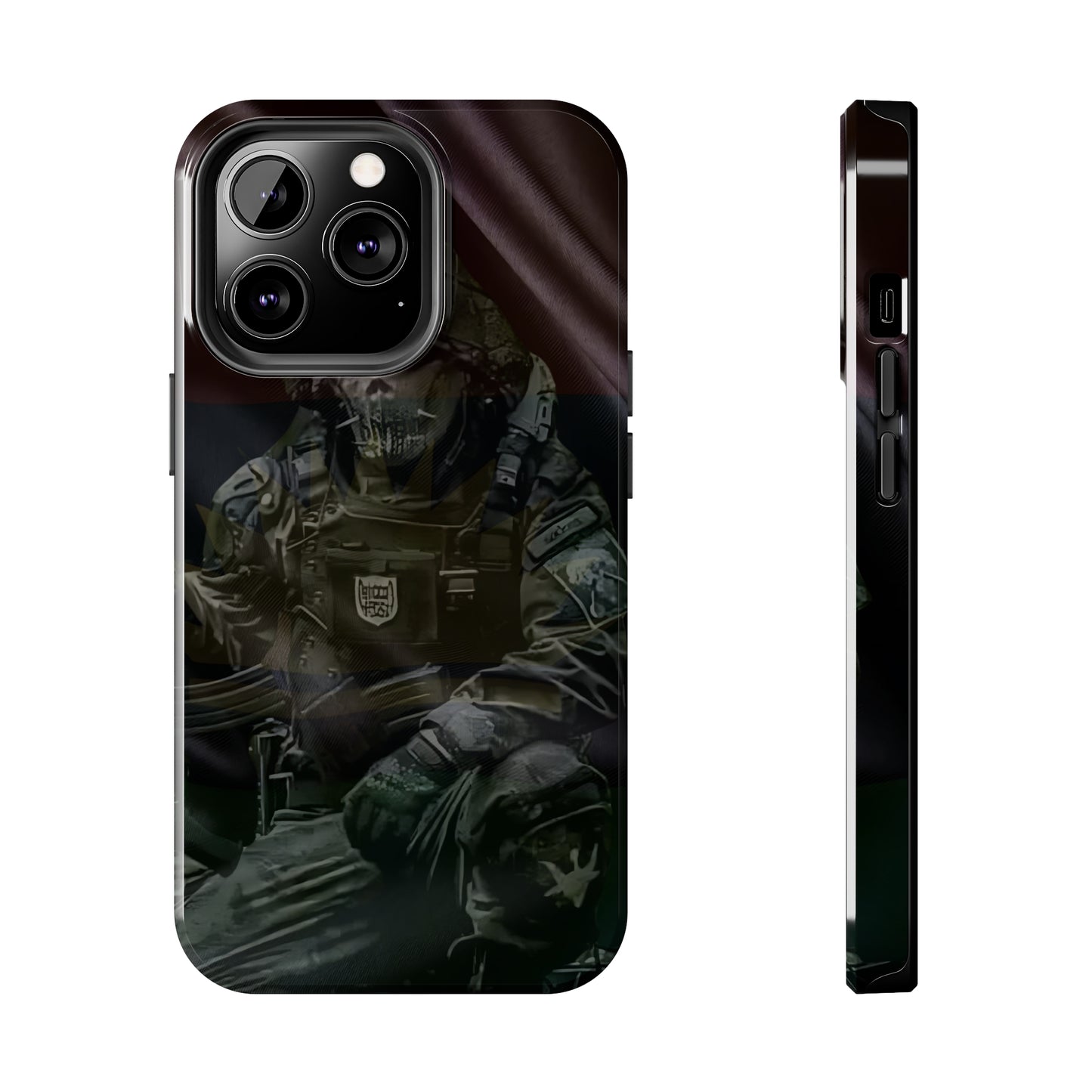Biafra Soldier II - Tough iPhone Cases (iPhone 7, 8, X, 11, 12, 13, 14, 15)