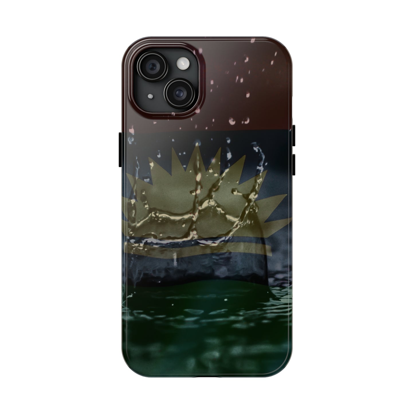Rain Droplets, United States of Biafra - Tough iPhone Cases (iPhone 7, 8, X, 11, 12, 13, 14, 15)