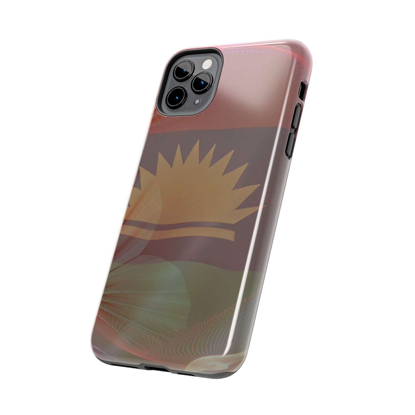 United States of Biafra Flag Flower Blend 2 - Tough iPhone Cases (iPhone 7, 8, X, 11, 12, 13, 14, 15)