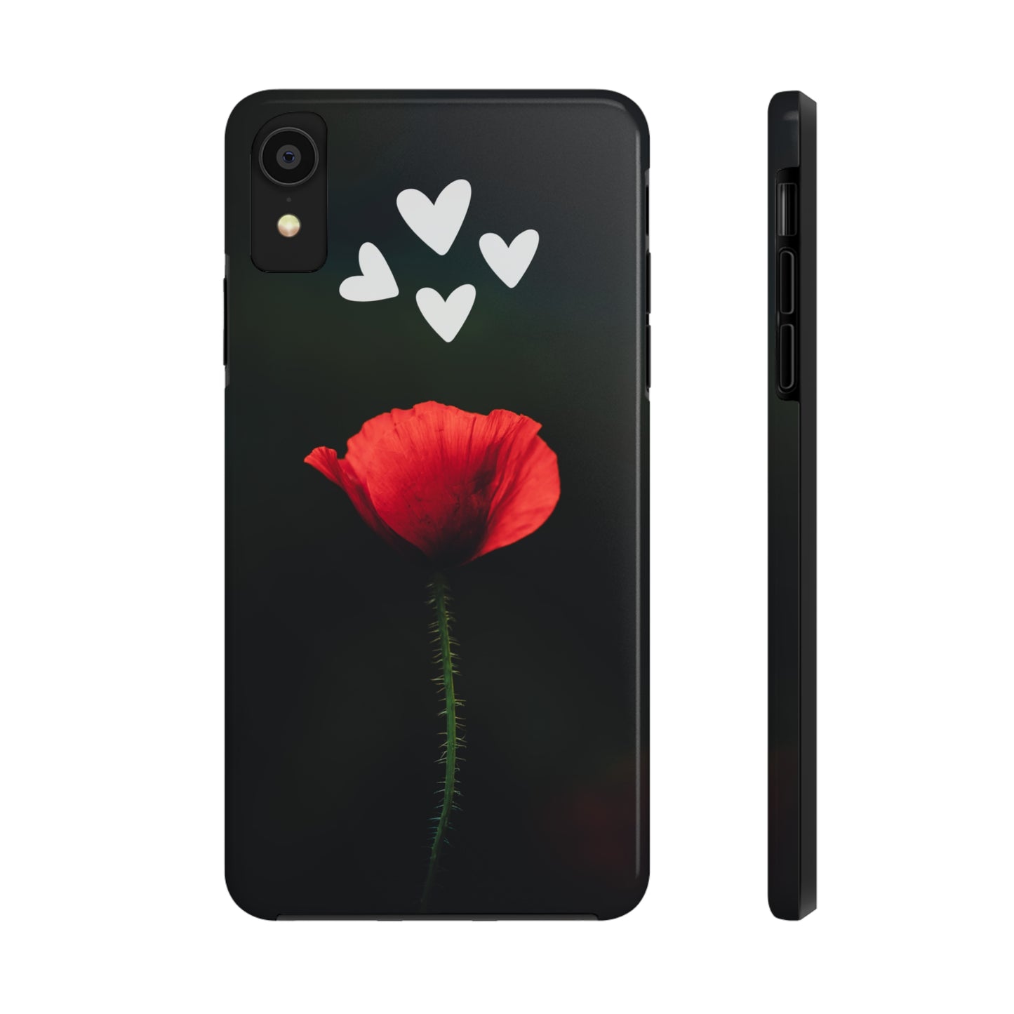 Red Rose - Tough iPhone Cases (iPhone 7, 8, X, 11, 12, 13, 14, 15)