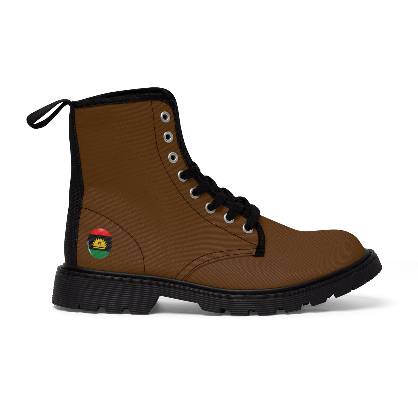 Brown Men's Canvas Boots