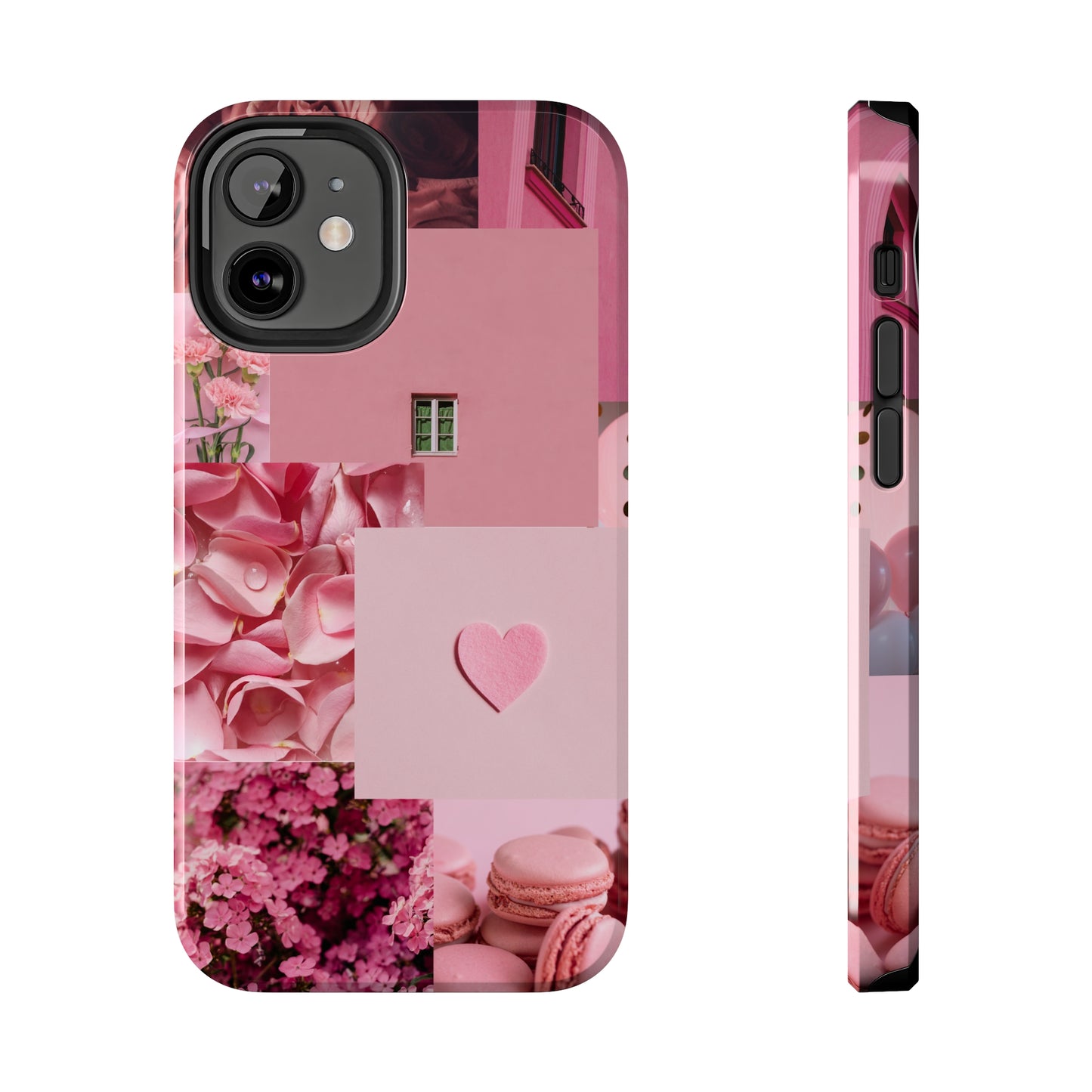 Pink Flowers - Tough iPhone Cases (iPhone 7, 8, X, 11, 12, 13, 14, 15)