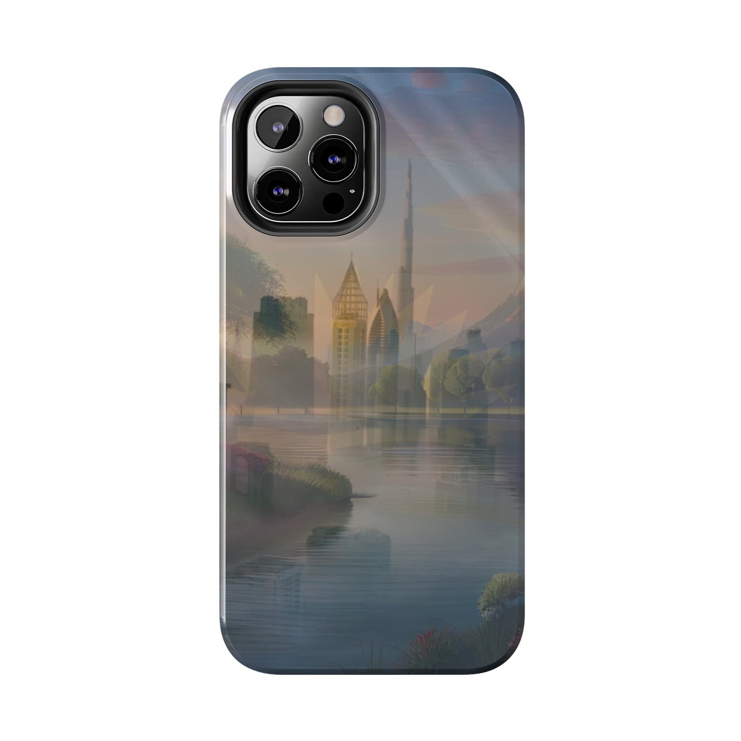 City Neighborhood Pond United States of Biafra - Tough iPhone Cases (iPhone 7, 8, X, 11, 12, 13, 14, 15)