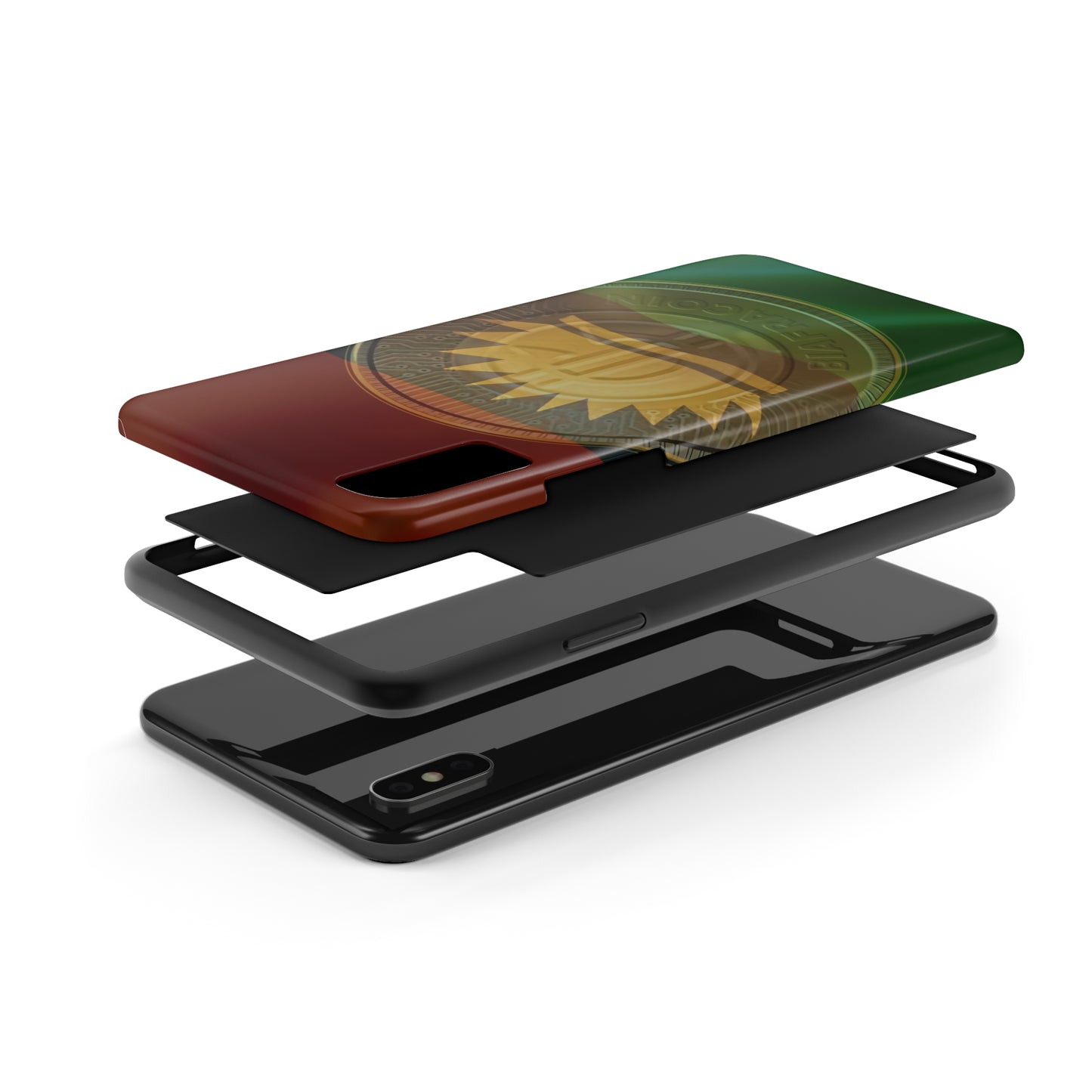 Biafra Coin - Tough iPhone Cases (iPhone 7, 8, X, 11, 12, 13, 14, 15)