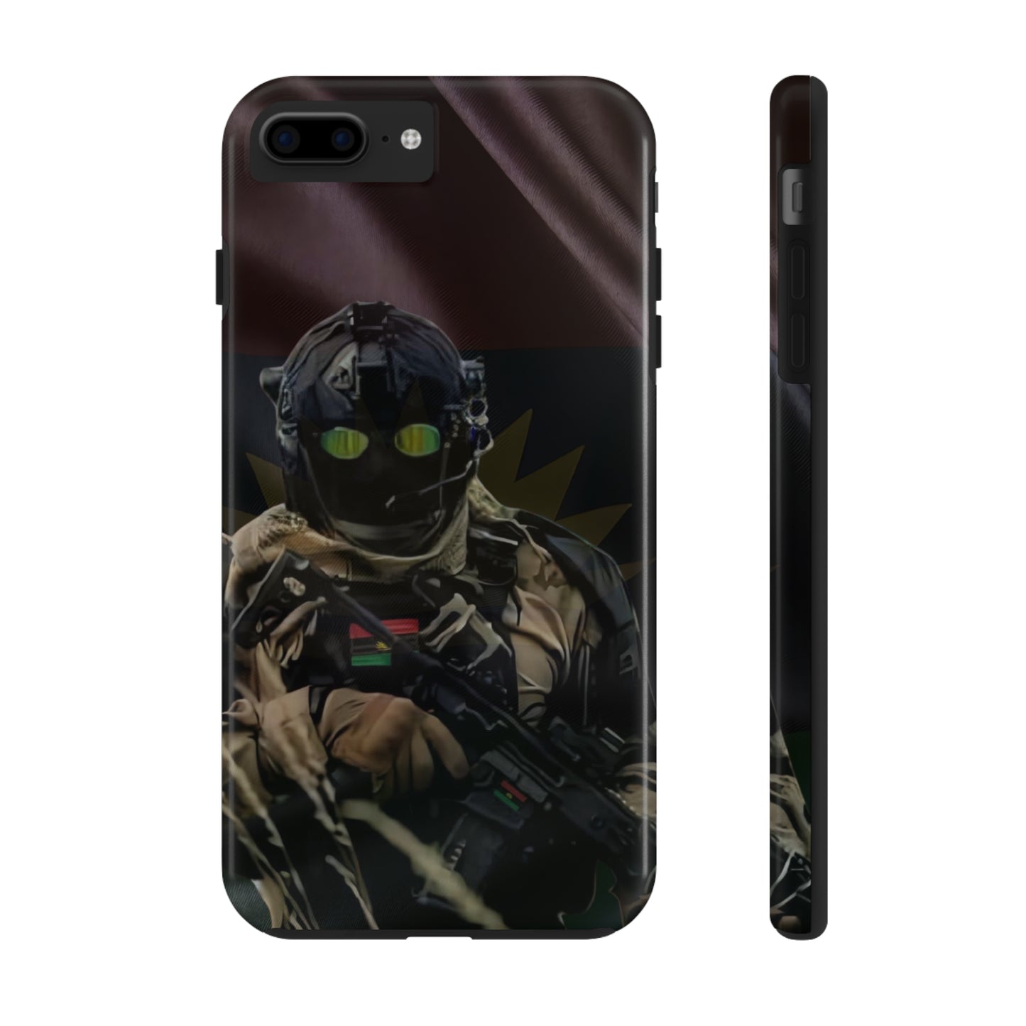 Biafra Soldier III - Tough iPhone Cases (iPhone 7, 8, X, 11, 12, 13, 14, 15)