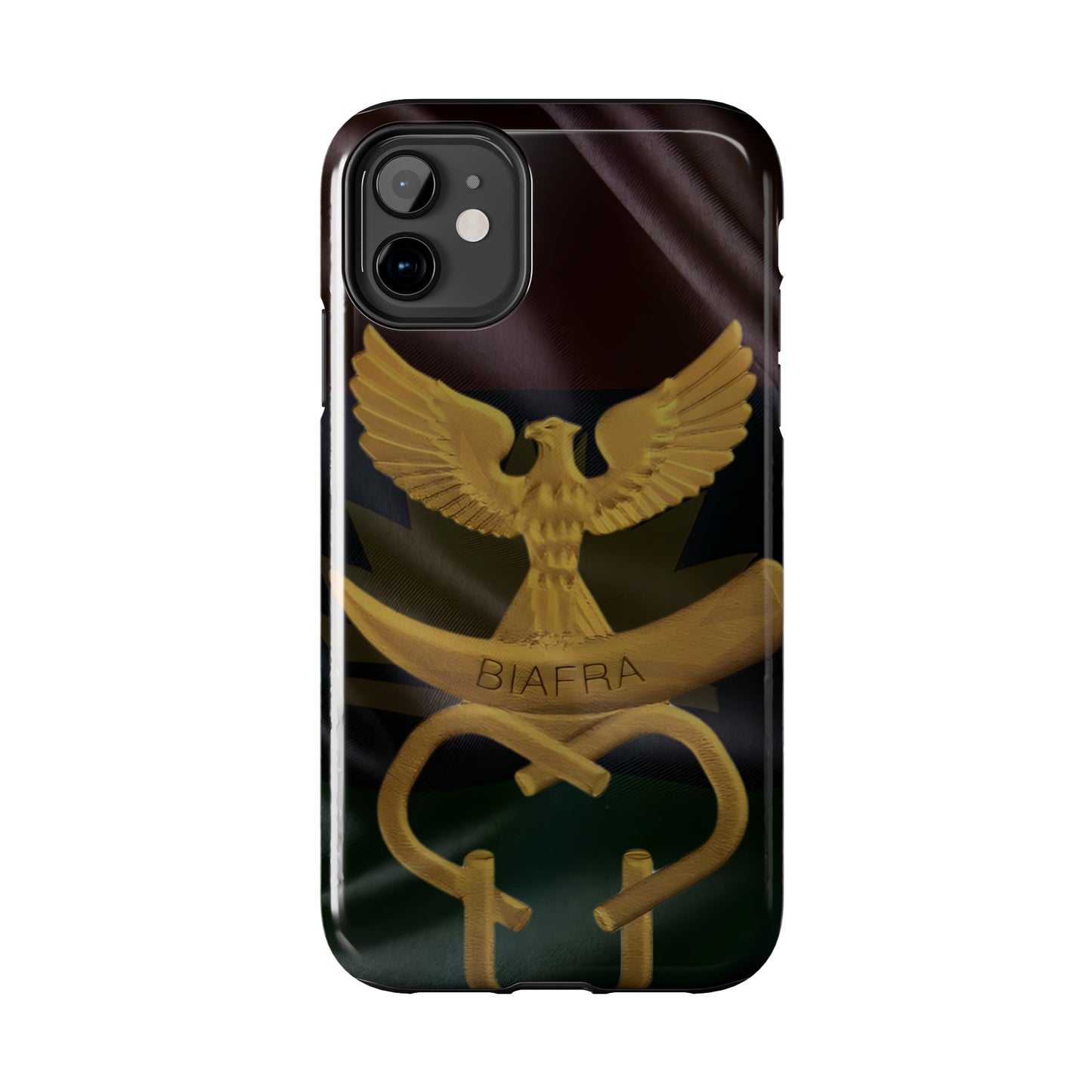 Biafra Liberation Army Logo Gold - Tough iPhone Cases (iPhone 7, 8, X, 11, 12, 13, 14, 15)