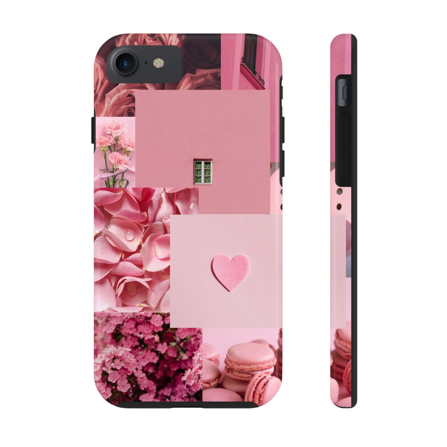 Pink Flowers - Tough iPhone Cases (iPhone 7, 8, X, 11, 12, 13, 14, 15)