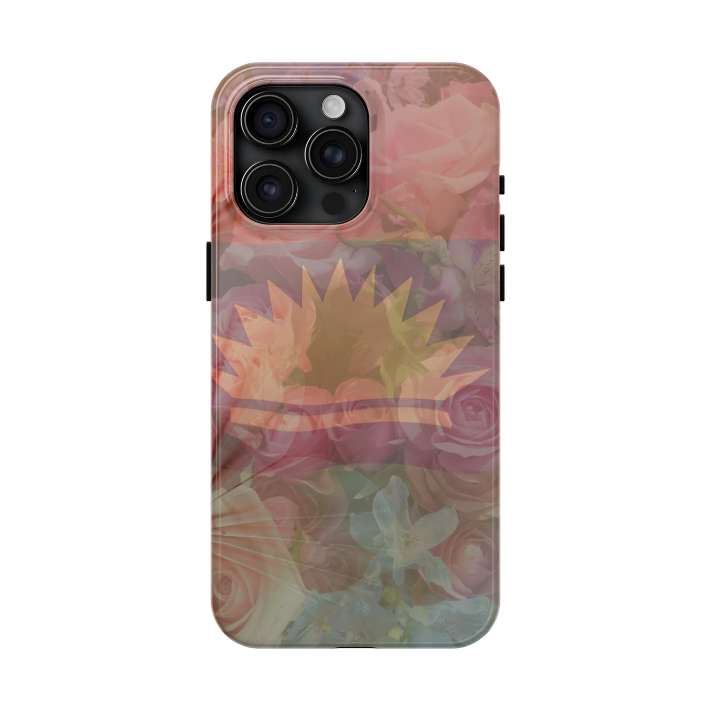 United States of Biafra Flag Flower Blend 3 - Tough iPhone Cases (iPhone 7, 8, X, 11, 12, 13, 14, 15)