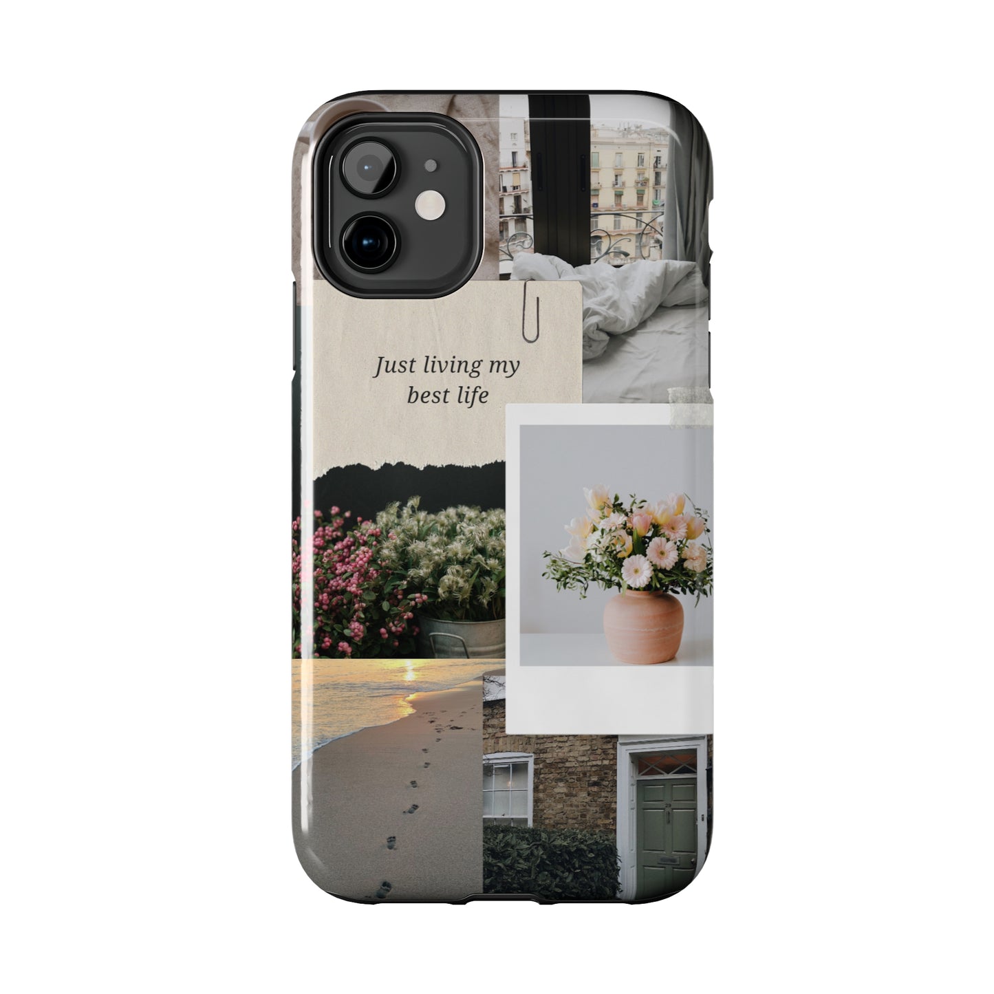 Just Living My Best Life - Tough iPhone Cases (iPhone 7, 8, X, 11, 12, 13, 14, 15)