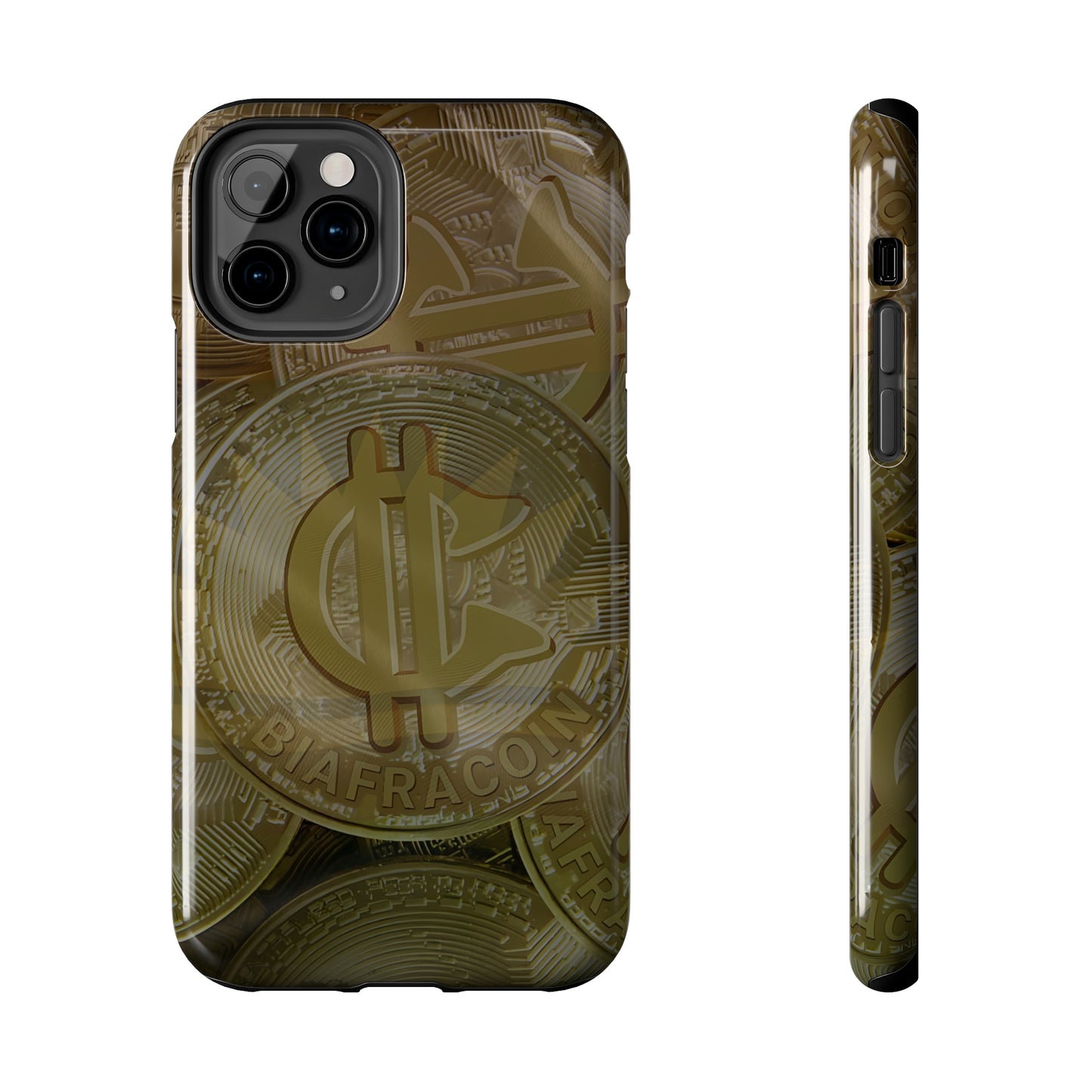 BiafraCoin Ejemma - Tough iPhone Cases (iPhone 7, 8, X, 11, 12, 13, 14, 15)