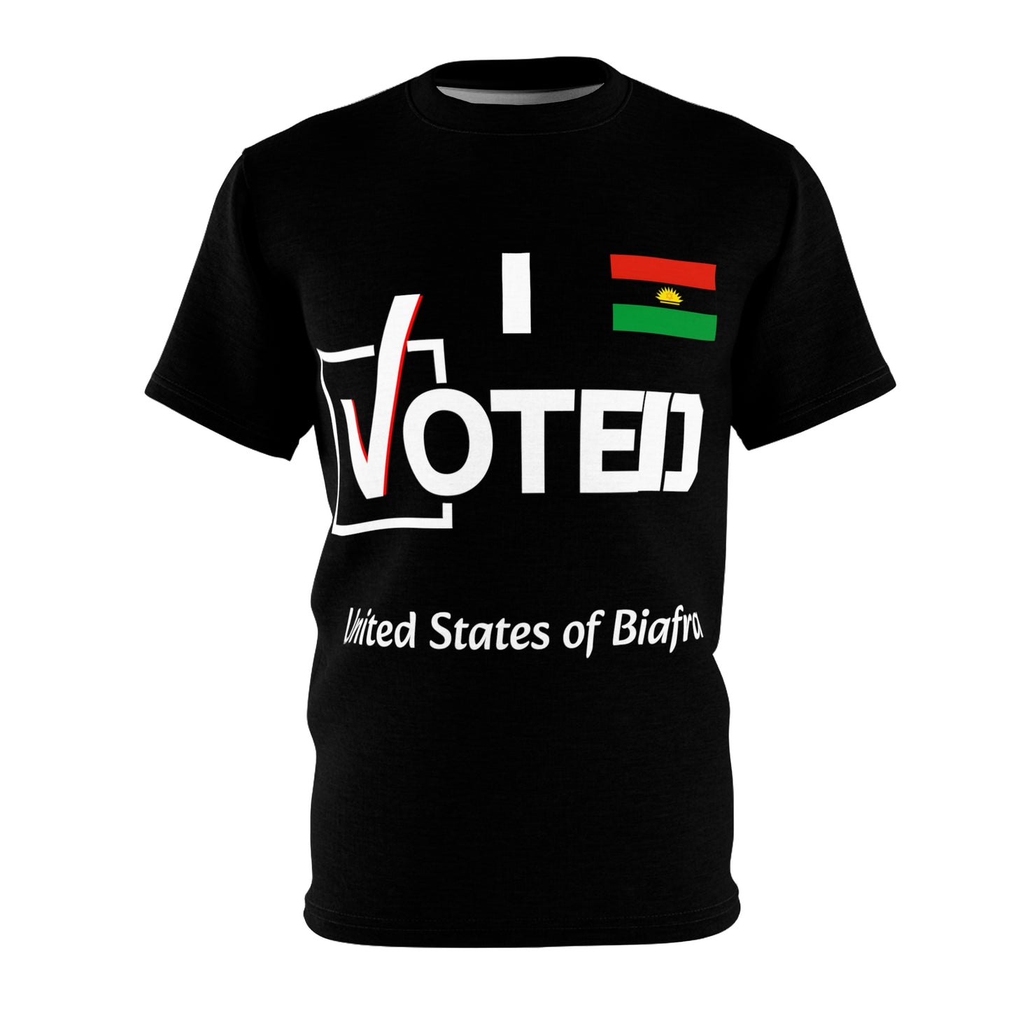 I Voted United States of Biafra T-Shirt (Black)